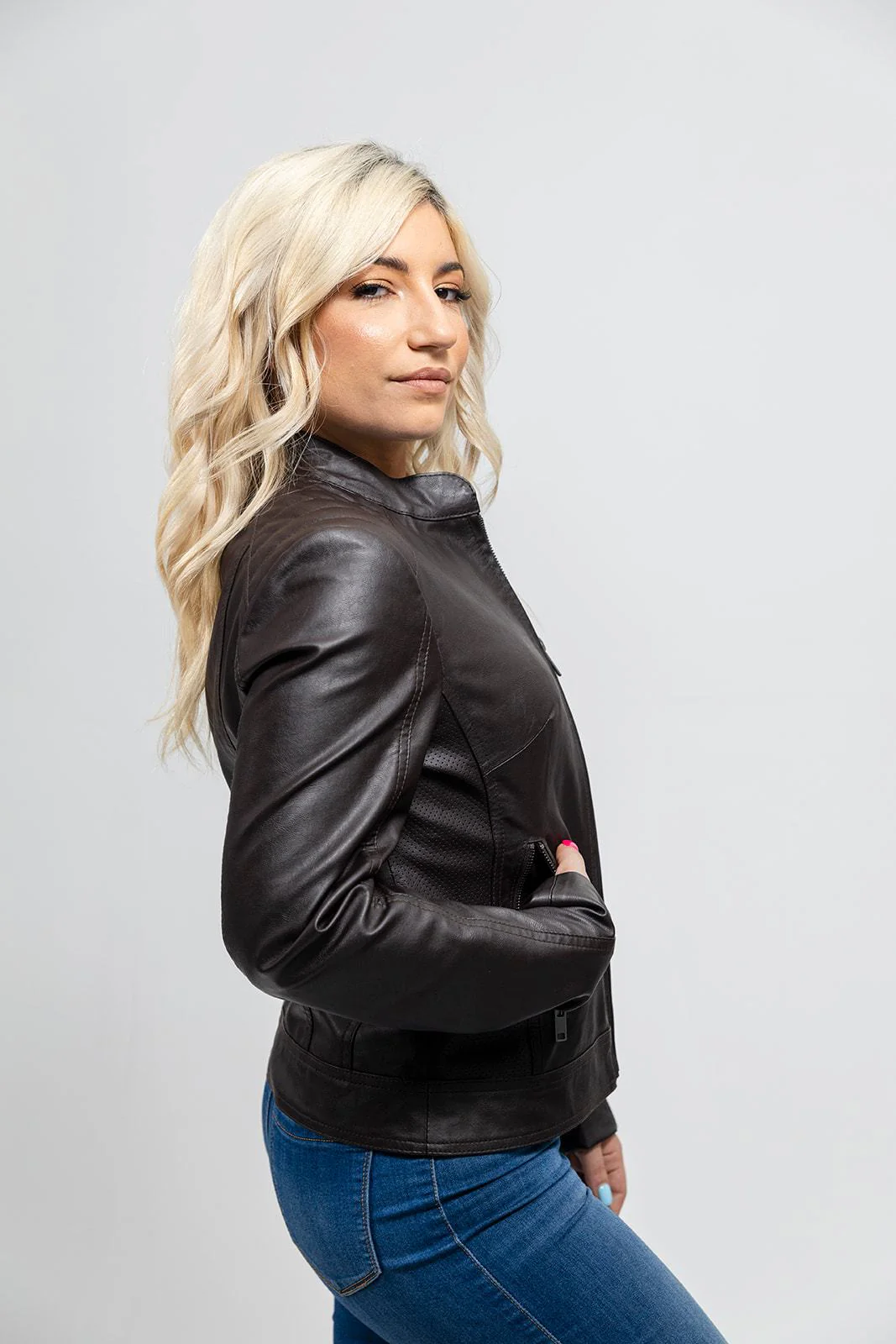 10075-beverly-women-s-vegan-faux-leather-perforated-jacket-5.webp Beverly Women's Vegan Faux Leather/Perforated Jacket