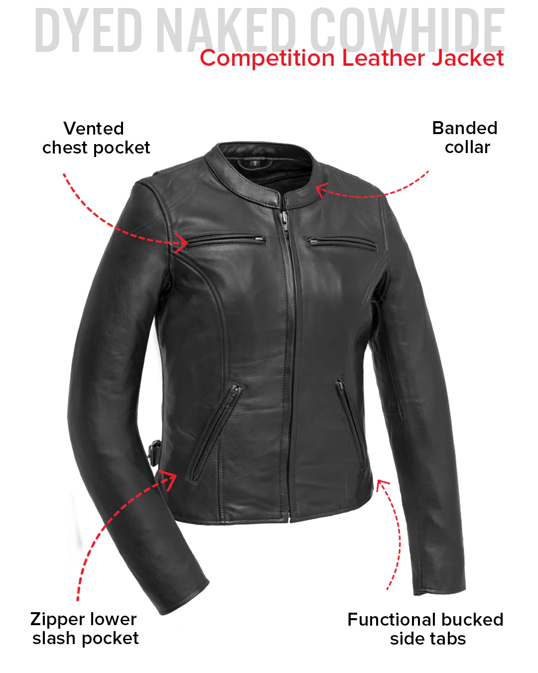 1112-competition-women-s-motorcycle-leather-jacket-5.webp Competition - Women's Motorcycle Leather Jacket