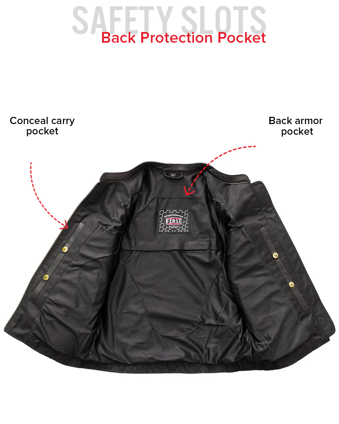 Flashback - Women's Motorcycle Leather Jacket