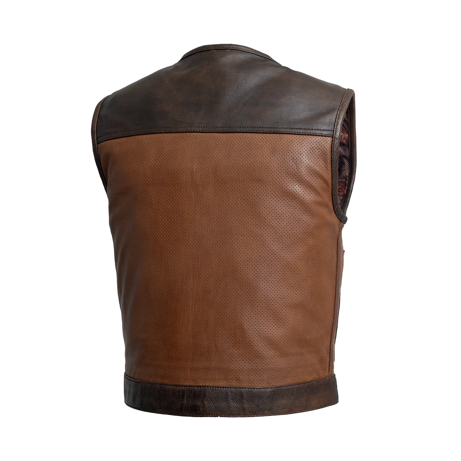 1375-lowside-gunner-men-s-perforated-leather-vest-2.webp Lowside Gunner Men's Perforated Leather Vest