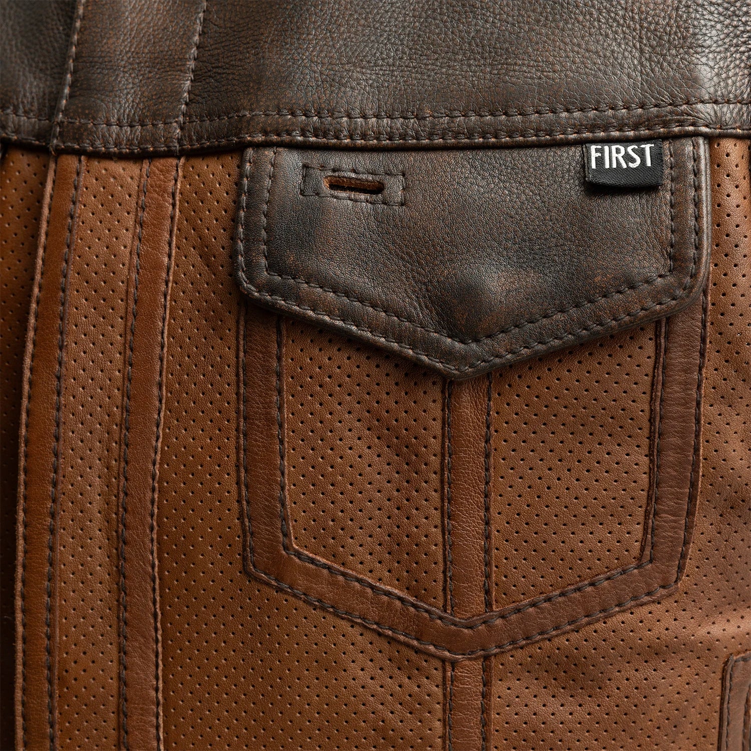 1375-lowside-gunner-men-s-perforated-leather-vest-4.jpg Lowside Gunner Men's Perforated Leather Vest