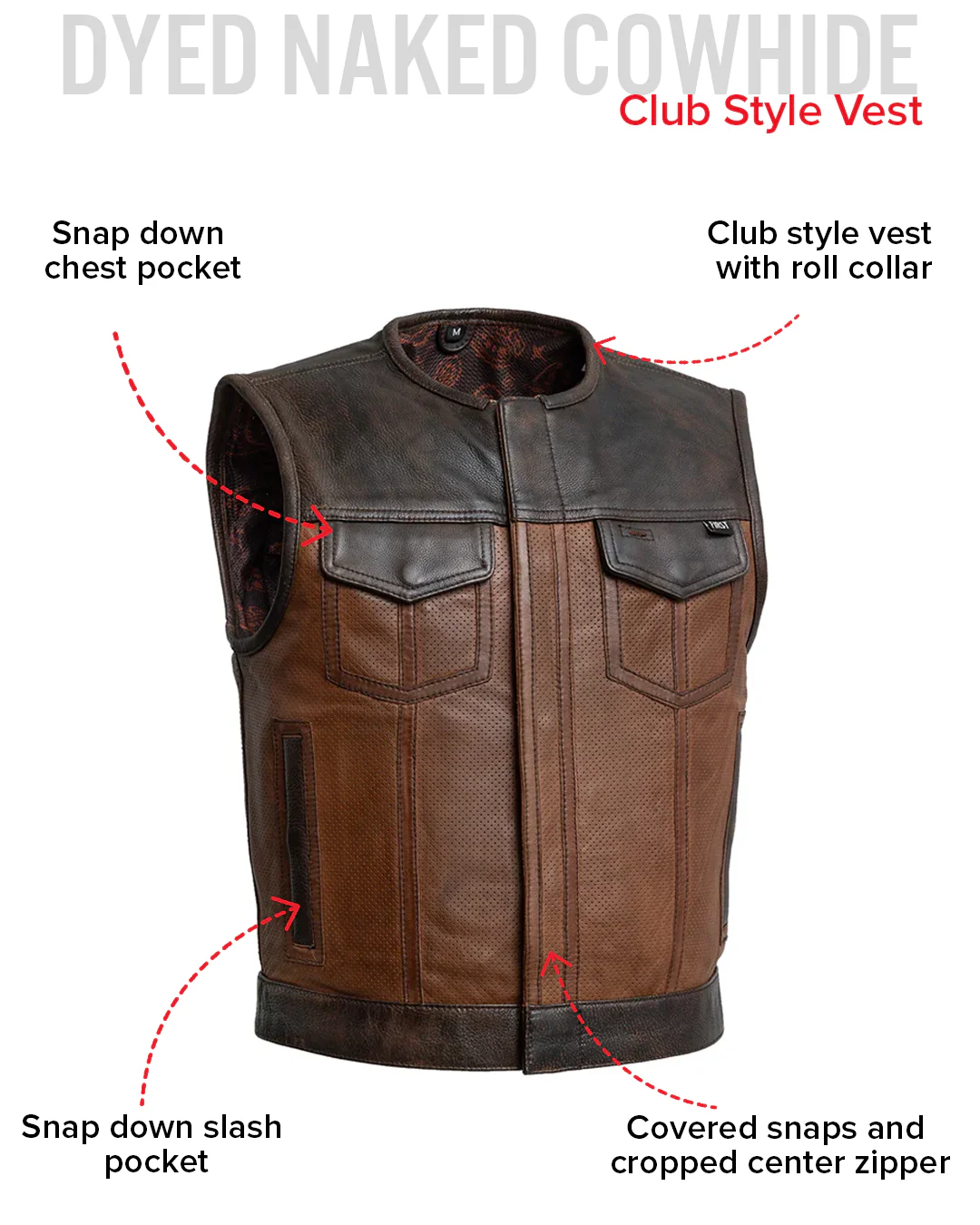 1375-lowside-gunner-men-s-perforated-leather-vest-6.webp Lowside Gunner Men's Perforated Leather Vest