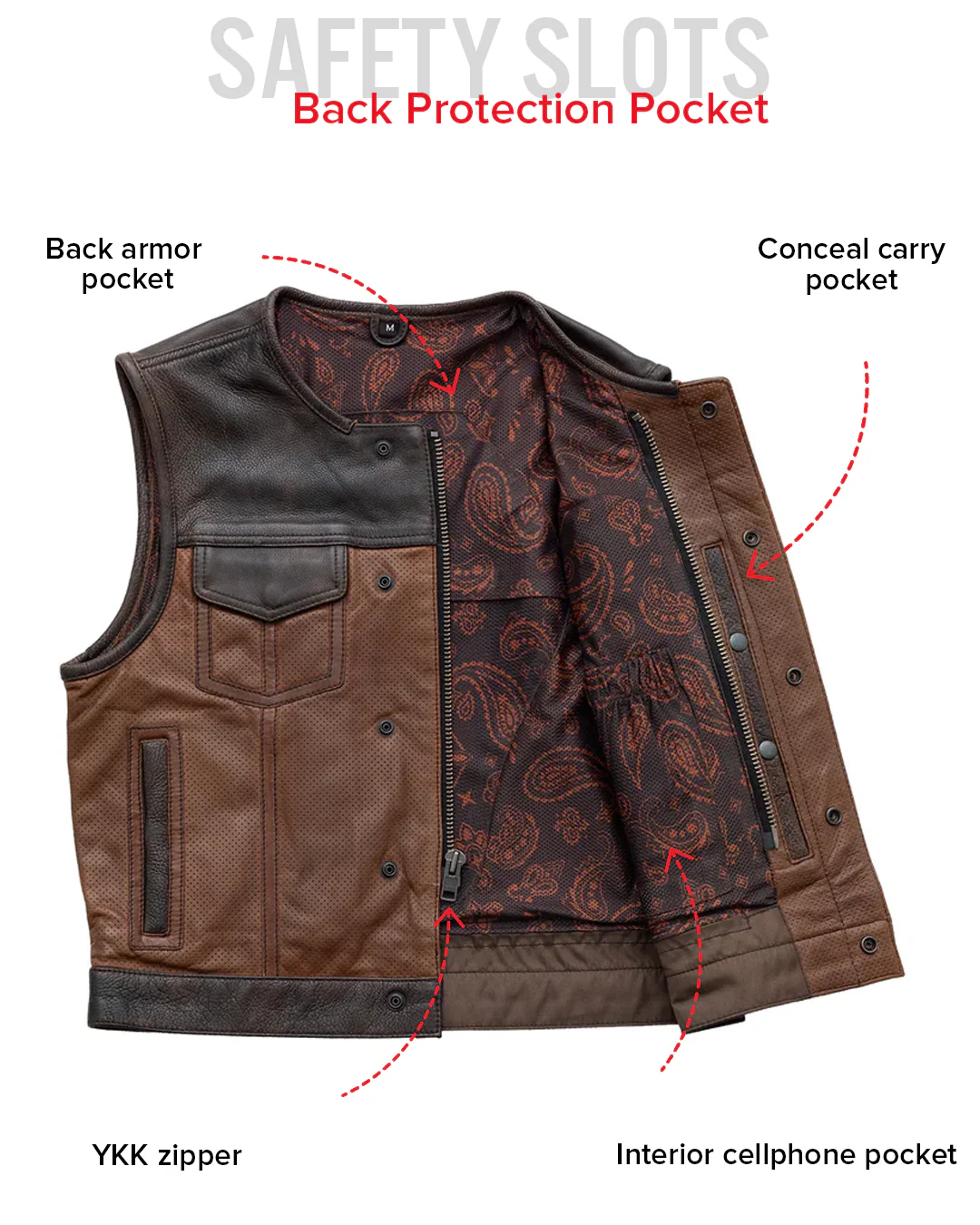 1375-lowside-gunner-men-s-perforated-leather-vest-8.webp Lowside Gunner Men's Perforated Leather Vest