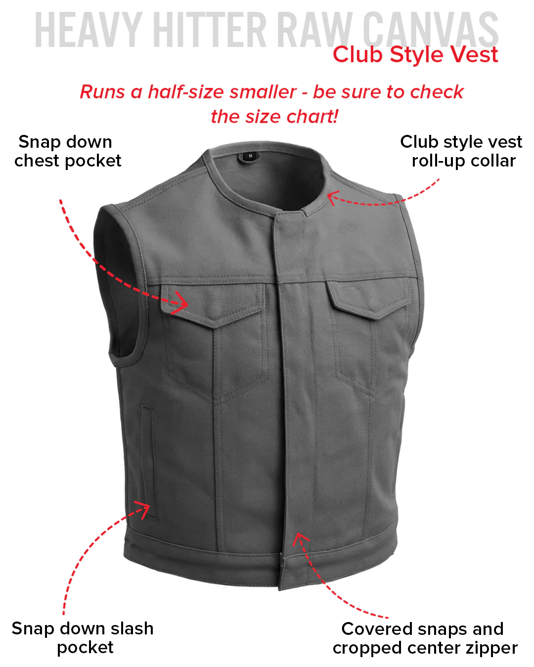 1415-lowside-grey-men-s-motorcycle-canvas-vest-7.webp Lowside Grey Men's Motorcycle Canvas Vest