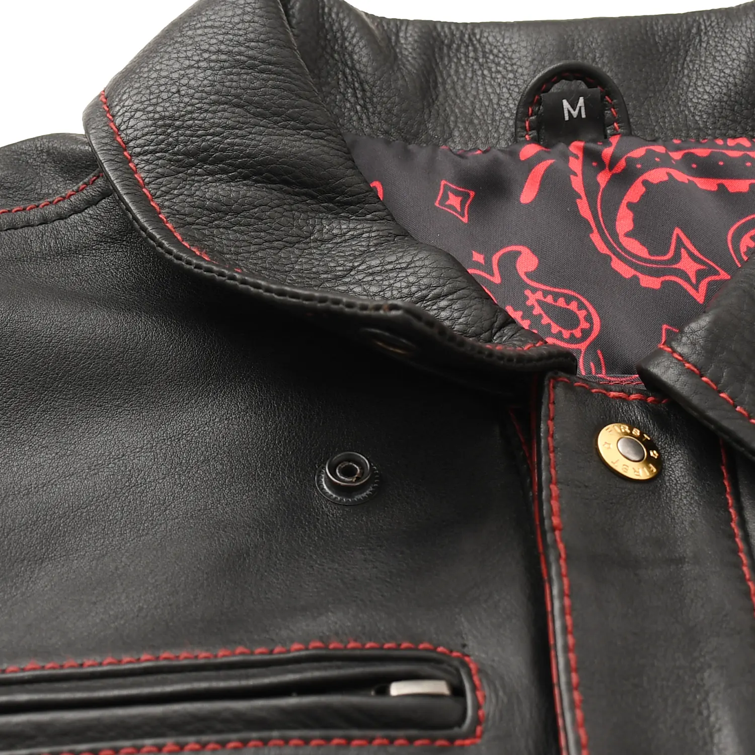 Kingsnake Men’s Motorcycle Leather Vest