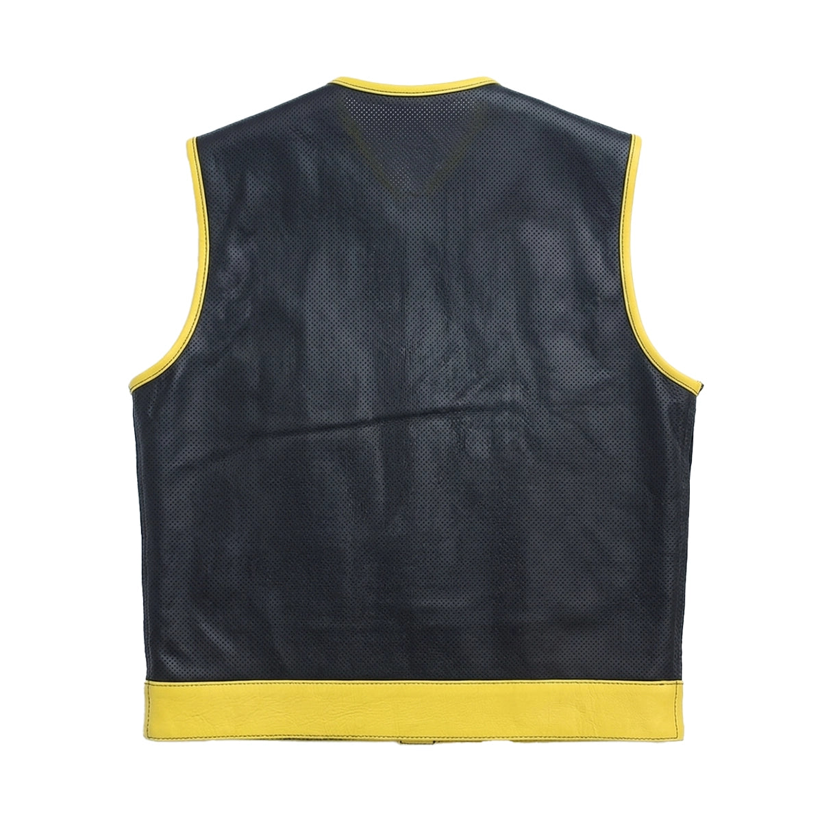 Burnline - Men’s Perforated Leather Motorcycle Vest