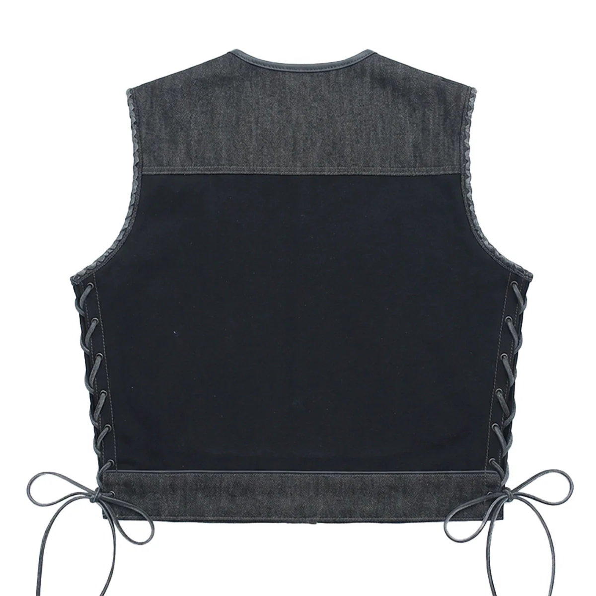 Driftline - Men’s Raw Denim/Canvas Motorcycle Vest