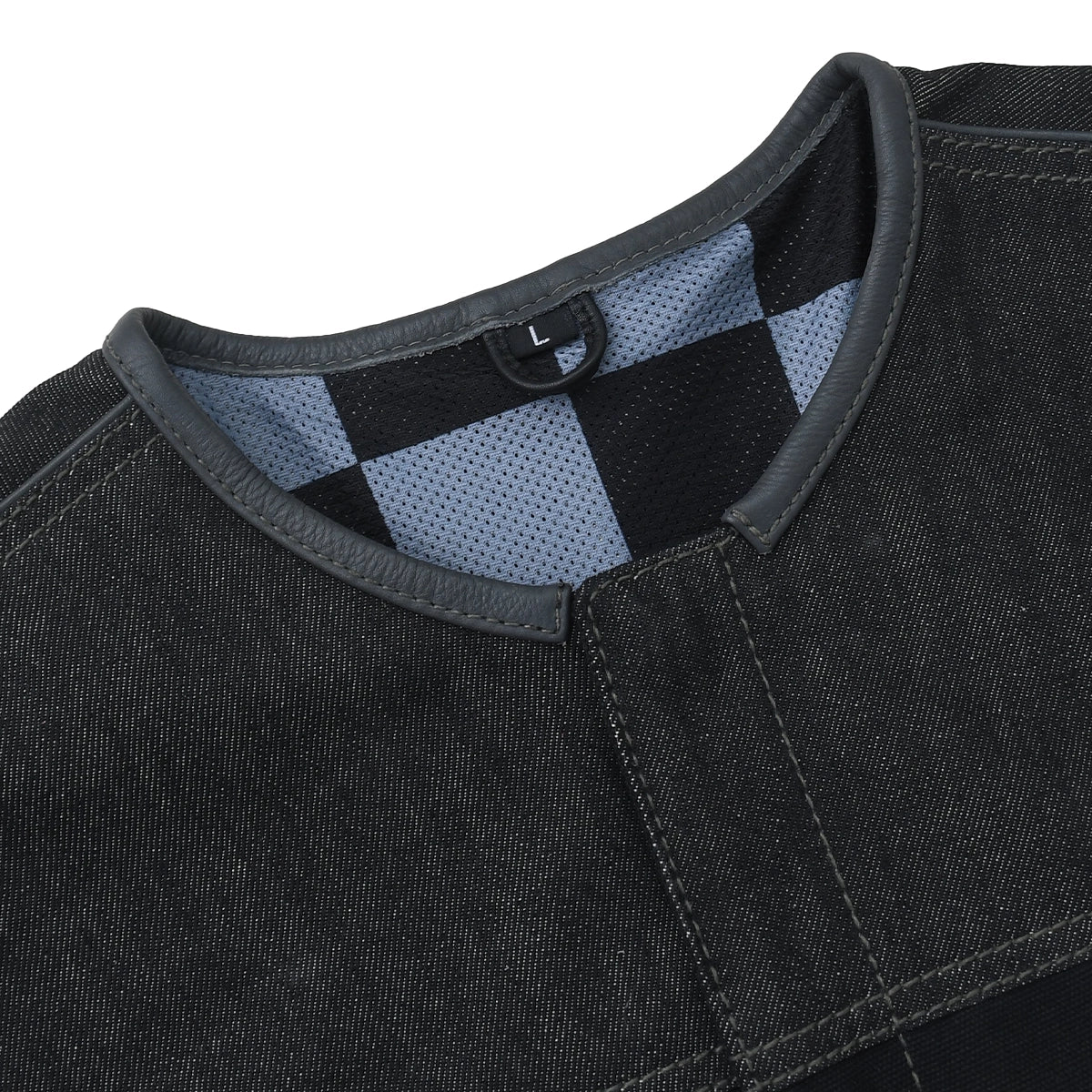 Driftline - Men’s Raw Denim/Canvas Motorcycle Vest
