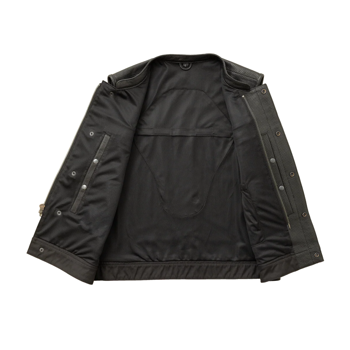 1685-lowside-men-s-perforated-motorcycle-leather-vest-13.webp Lowside Men's Perforated Motorcycle Leather Vest