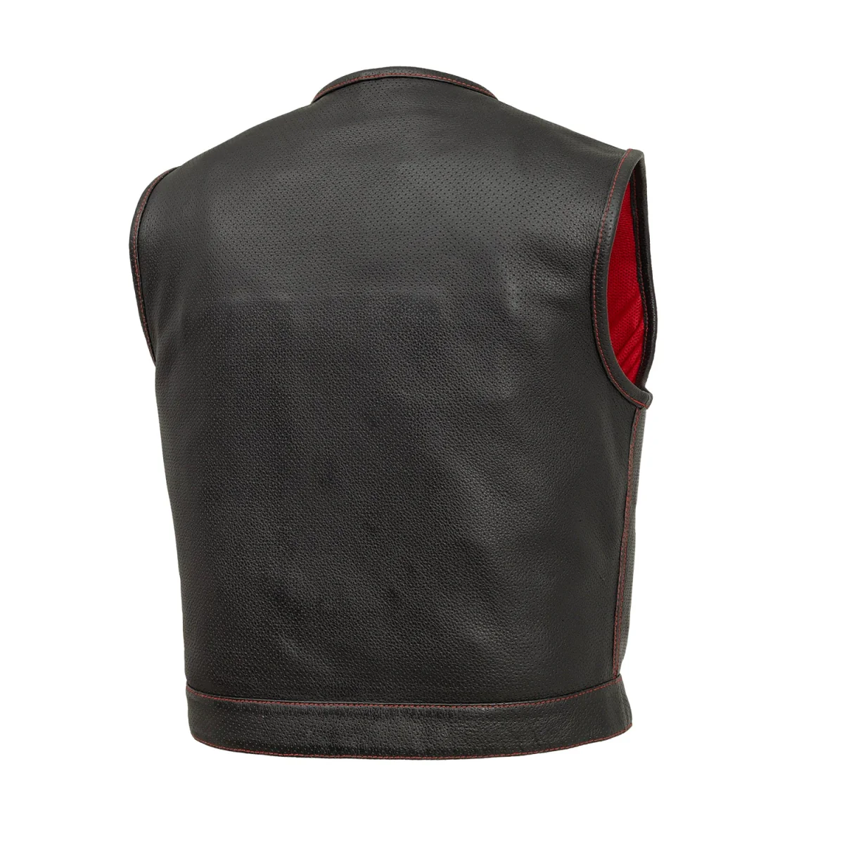 1685-lowside-men-s-perforated-motorcycle-leather-vest-2.webp Lowside Men's Perforated Motorcycle Leather Vest