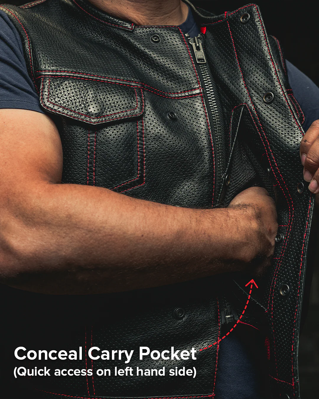 1685-lowside-men-s-perforated-motorcycle-leather-vest-28.webp Lowside Men's Perforated Motorcycle Leather Vest