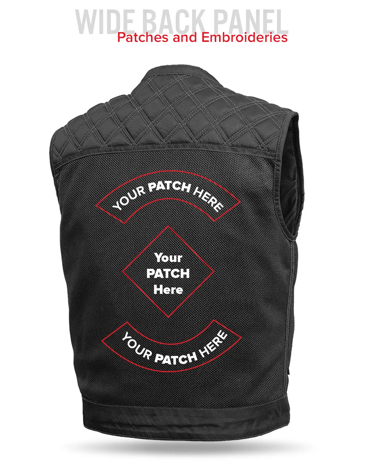 Upside Moto Mesh Men's Motorcycle Vest