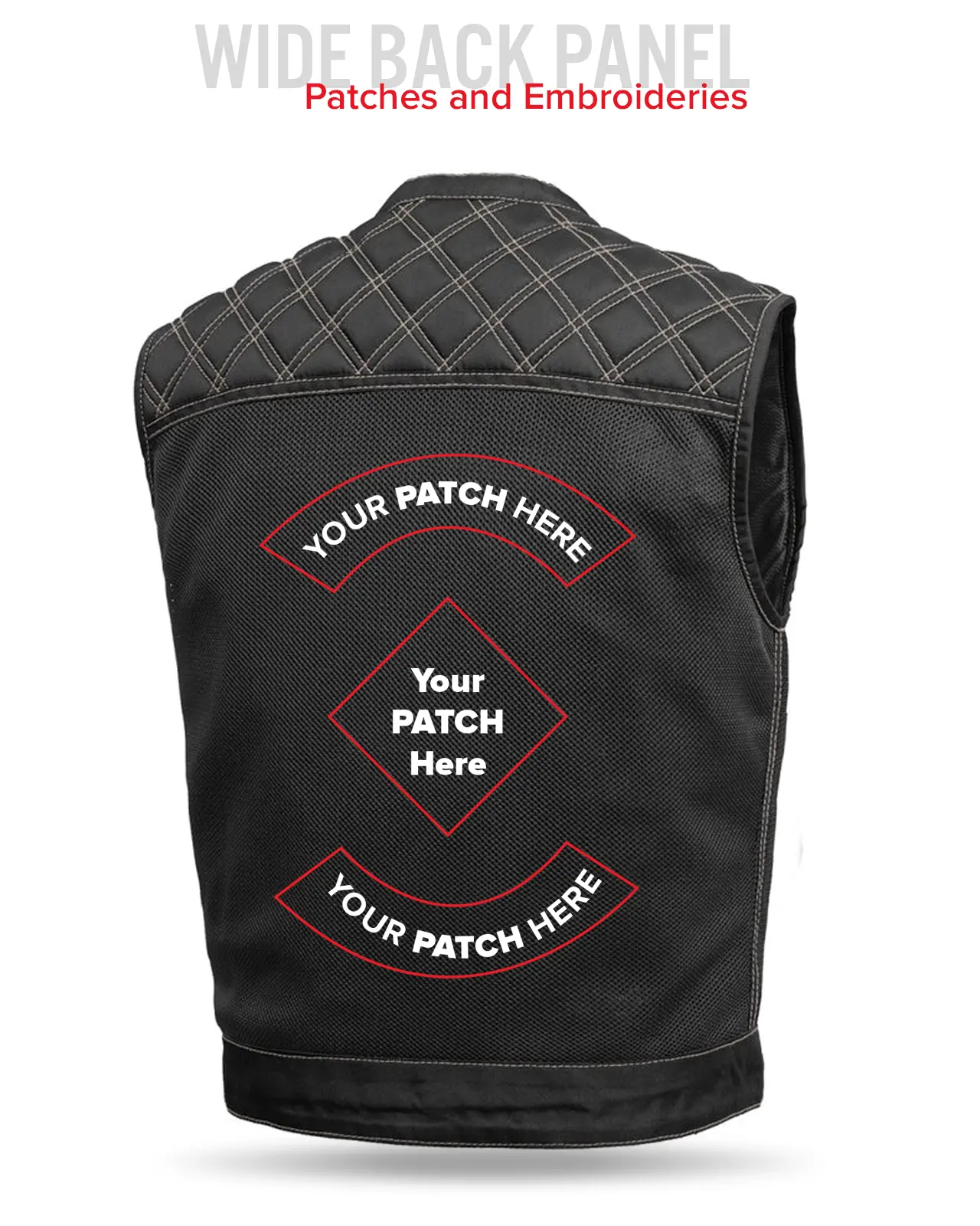 Upside Moto Mesh Men's Motorcycle Vest