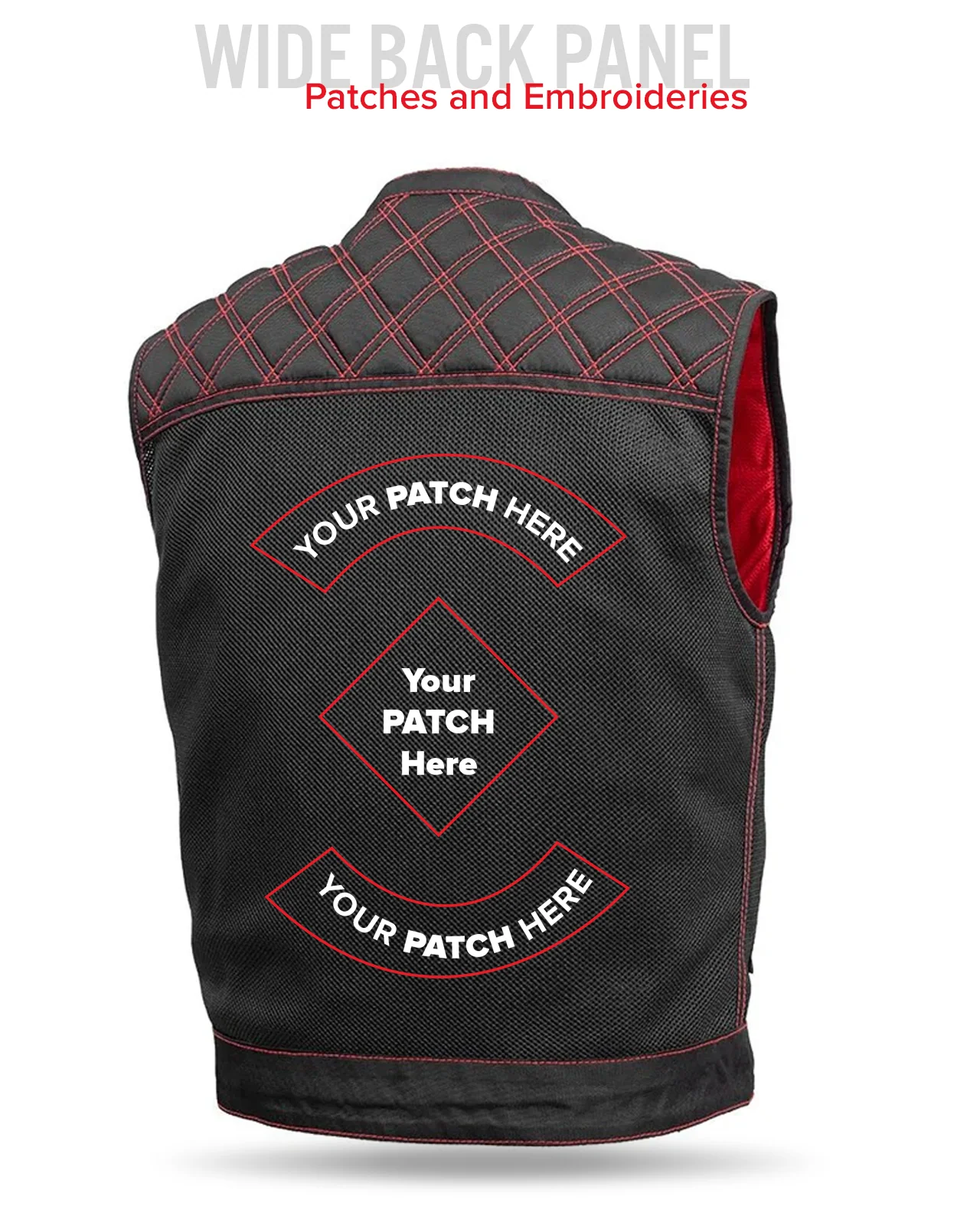 Upside Moto Mesh Men's Motorcycle Vest