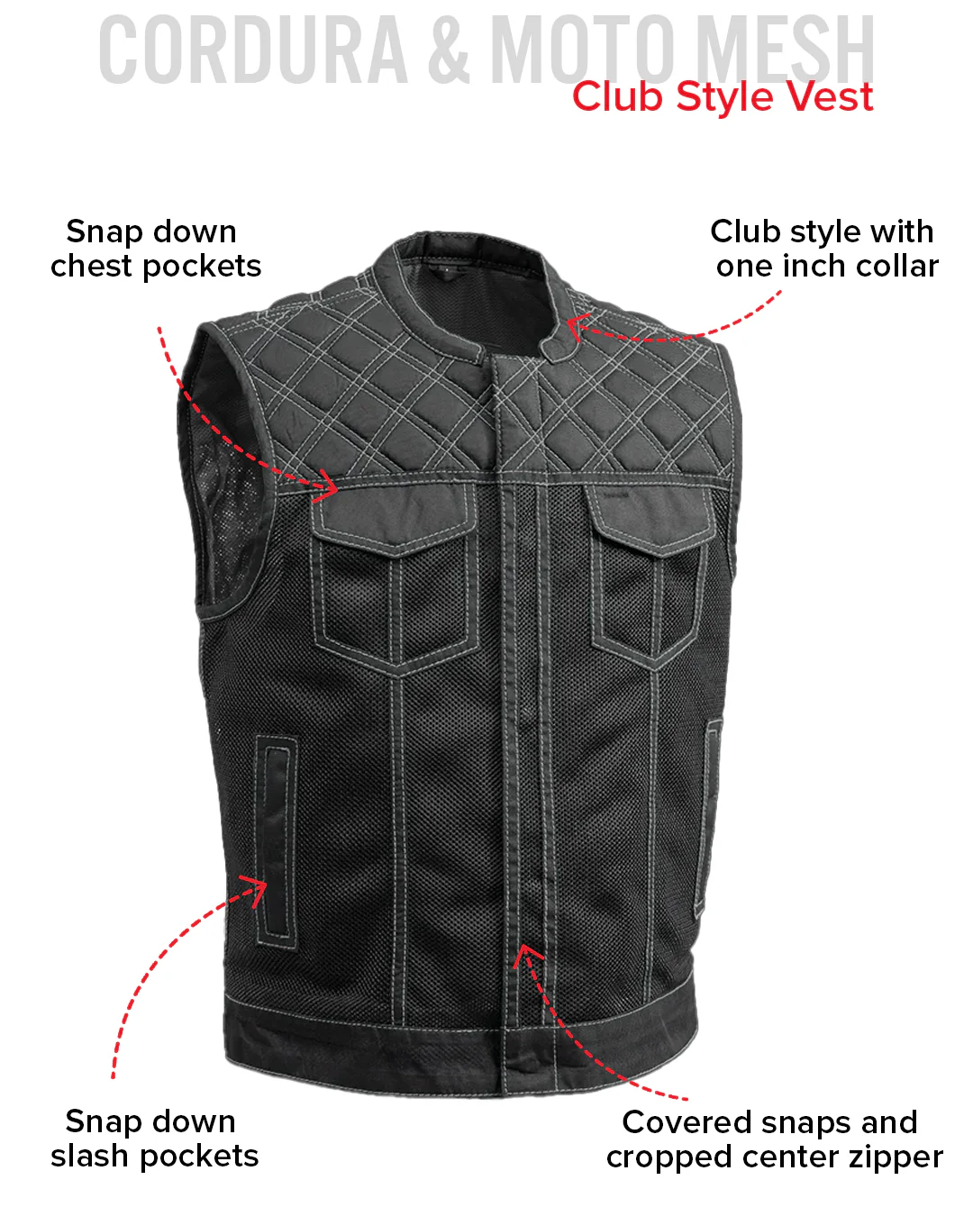 1824-downside-moto-mesh-men-s-motorcycle-vest-18.webp Downside Moto Mesh Men's Motorcycle Vest