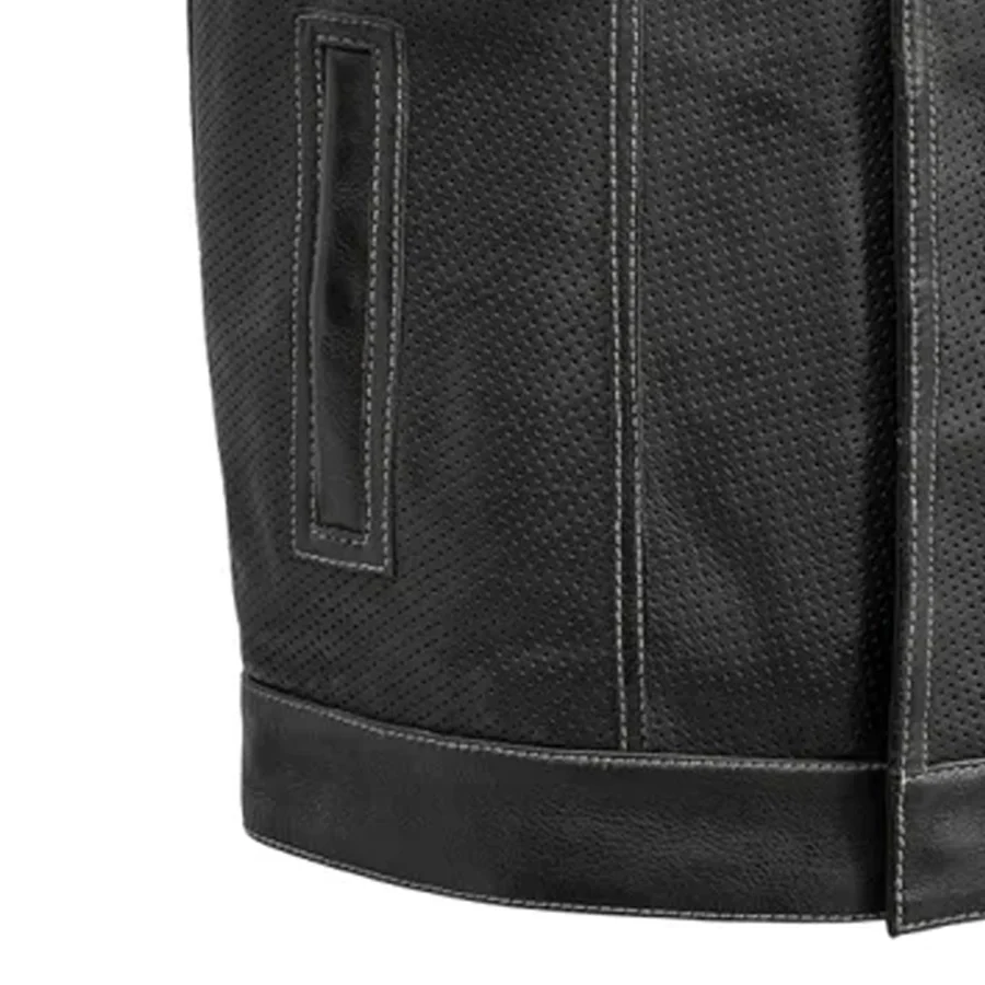 1849-downside-perforated-men-s-motorcycle-leather-vest-13.webp Downside Perforated Men's Motorcycle Leather Vest