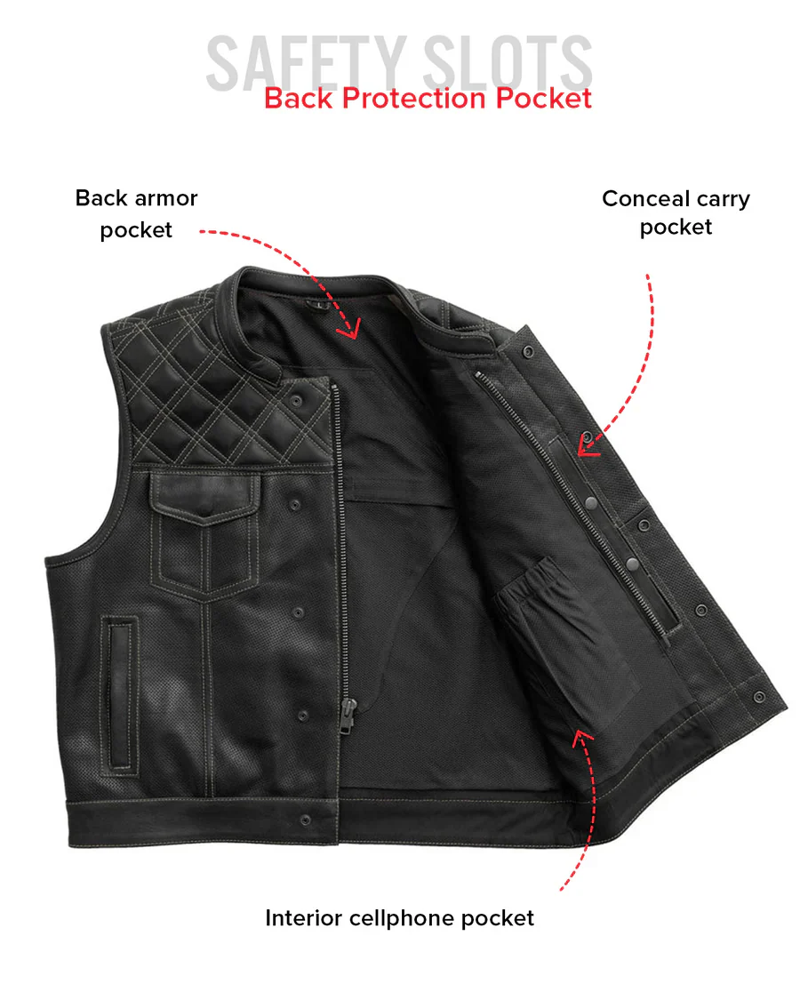 1849-downside-perforated-men-s-motorcycle-leather-vest-25.webp Downside Perforated Men's Motorcycle Leather Vest