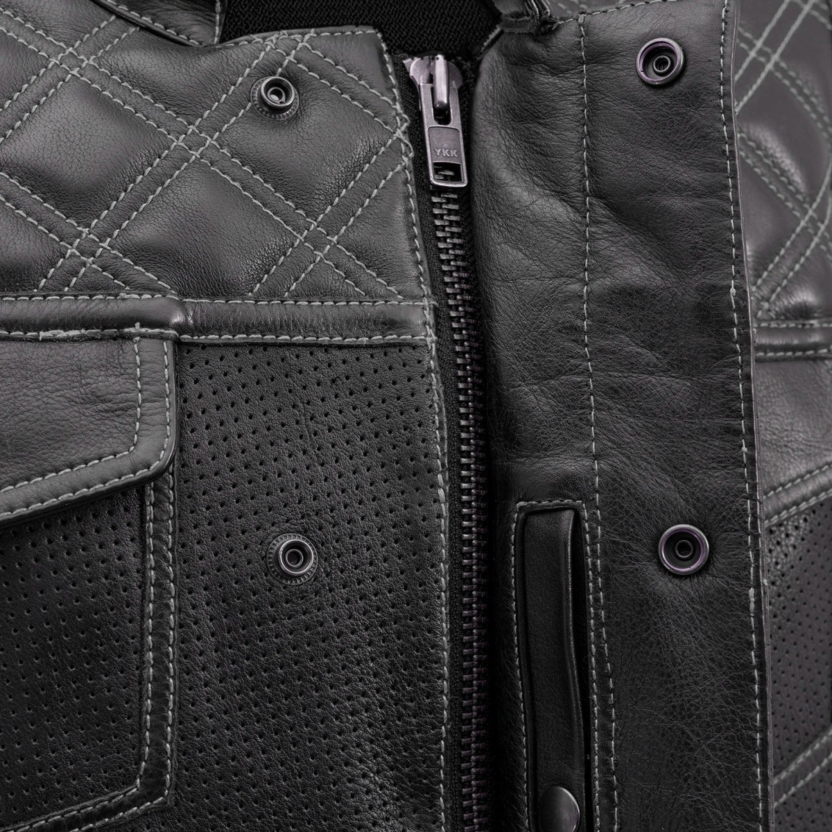 1849-downside-perforated-men-s-motorcycle-leather-vest-7.jpg Downside Perforated Men's Motorcycle Leather Vest
