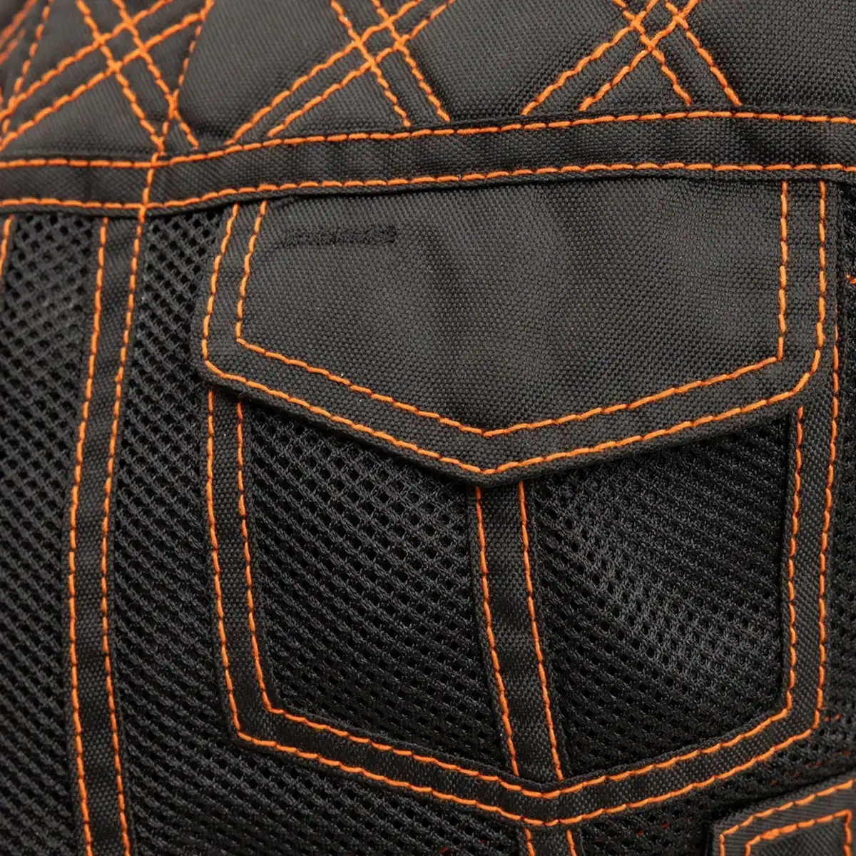 Bonnie Moto Mesh Women's Motorcycle Vest - Diamond Quilt