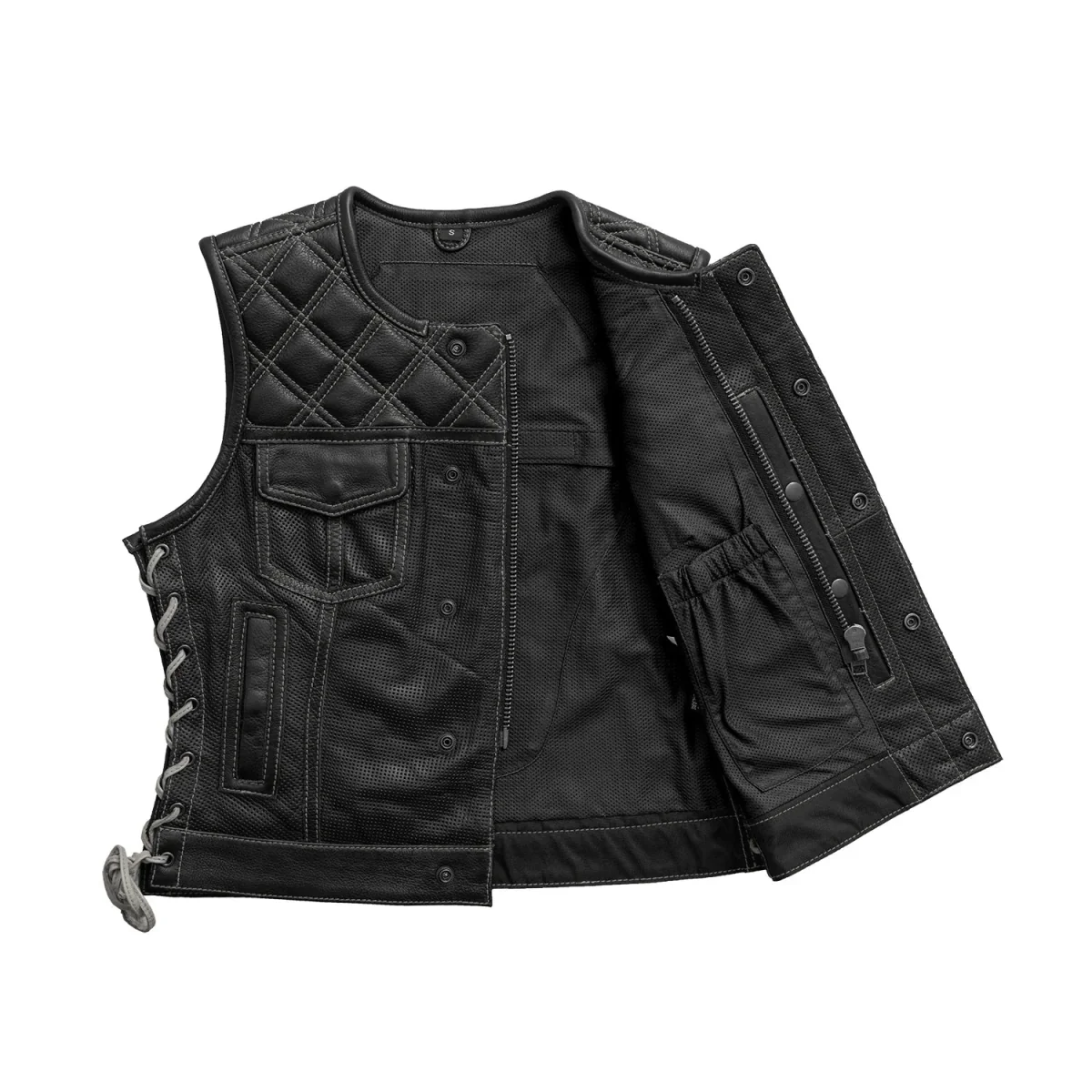 2094-bonnie-perforated-women-s-motorcycle-leather-vest-14.webp Bonnie Perforated Women's Motorcycle Leather Vest