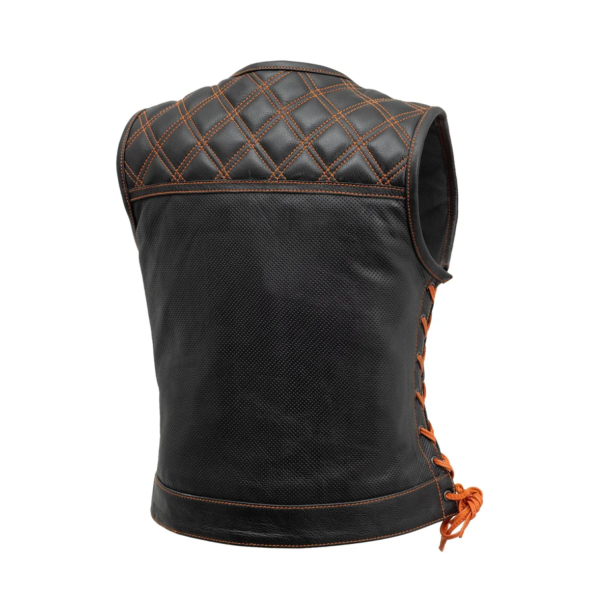 2094-bonnie-perforated-women-s-motorcycle-leather-vest-7.webp Bonnie Perforated Women's Motorcycle Leather Vest