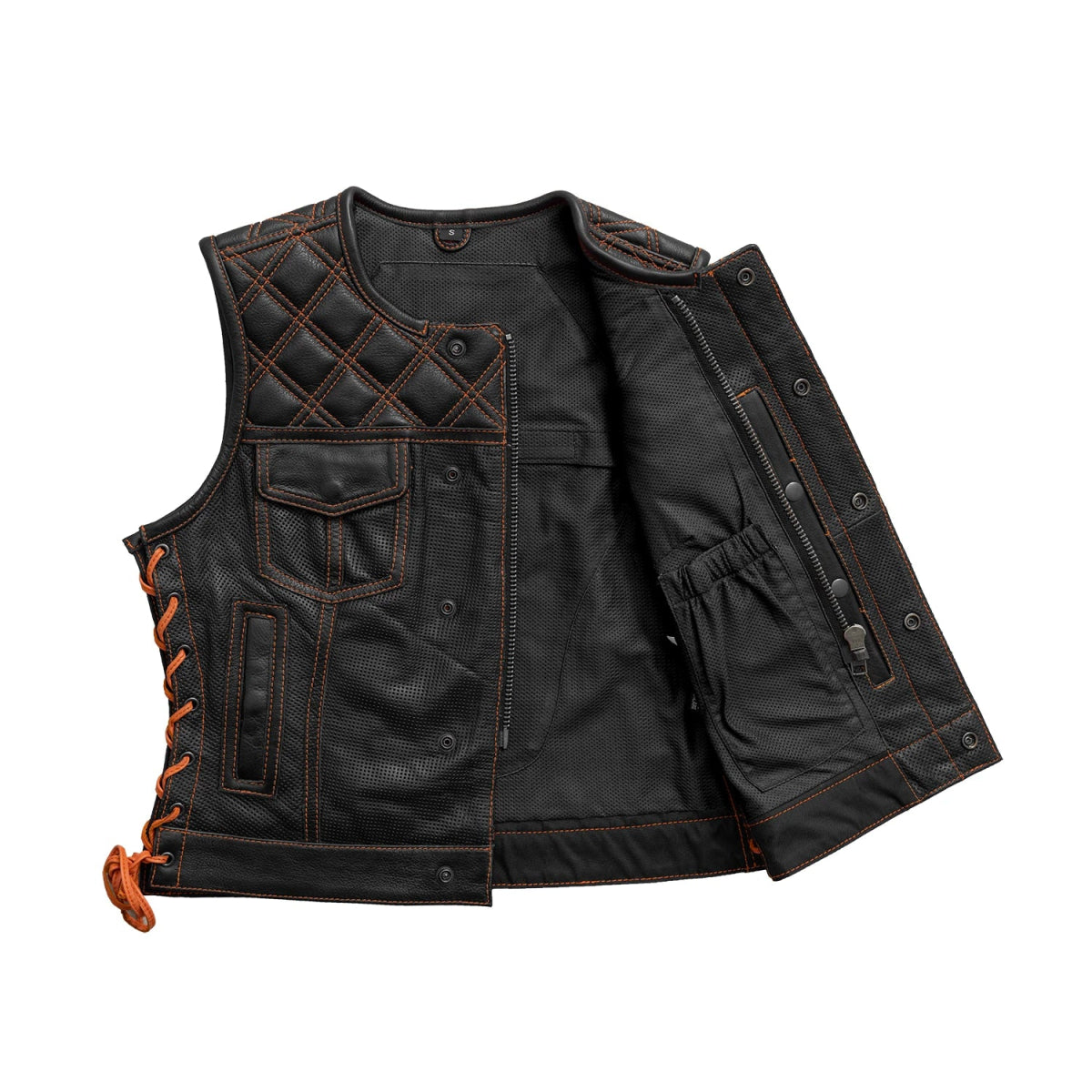 2094-bonnie-perforated-women-s-motorcycle-leather-vest-8.jpg Bonnie Perforated Women's Motorcycle Leather Vest