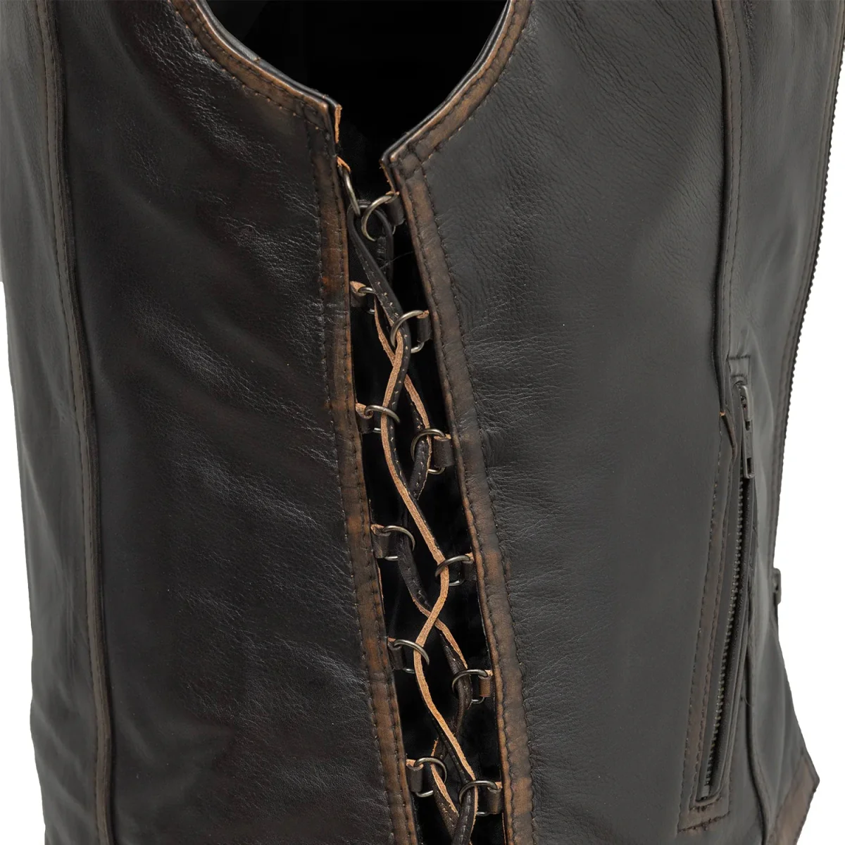 2179-cindy-women-s-motorcycle-leather-vest-brown-beige-4.webp Cindy - Women's Motorcycle Leather Vest Brown Beige
