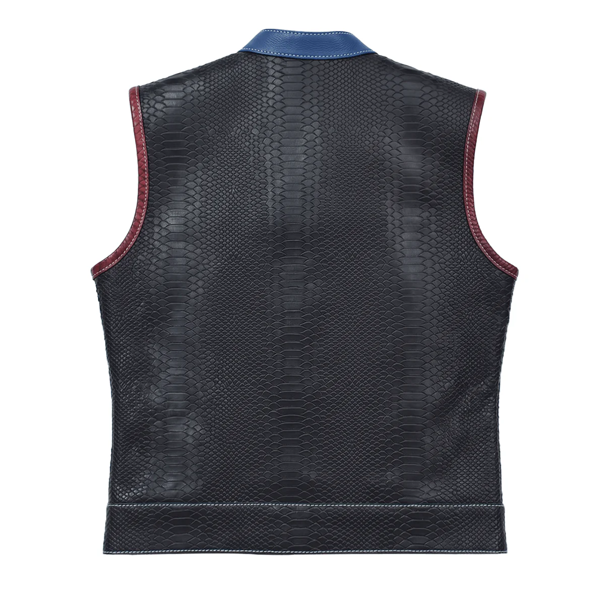 Rustline - Black Dragon Women’s Leather Motorcycle Vest