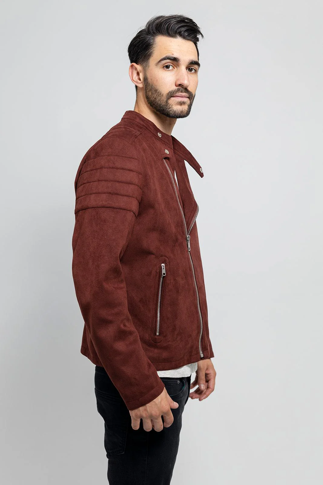 Payton Men's Vegan Faux Suede Jacket