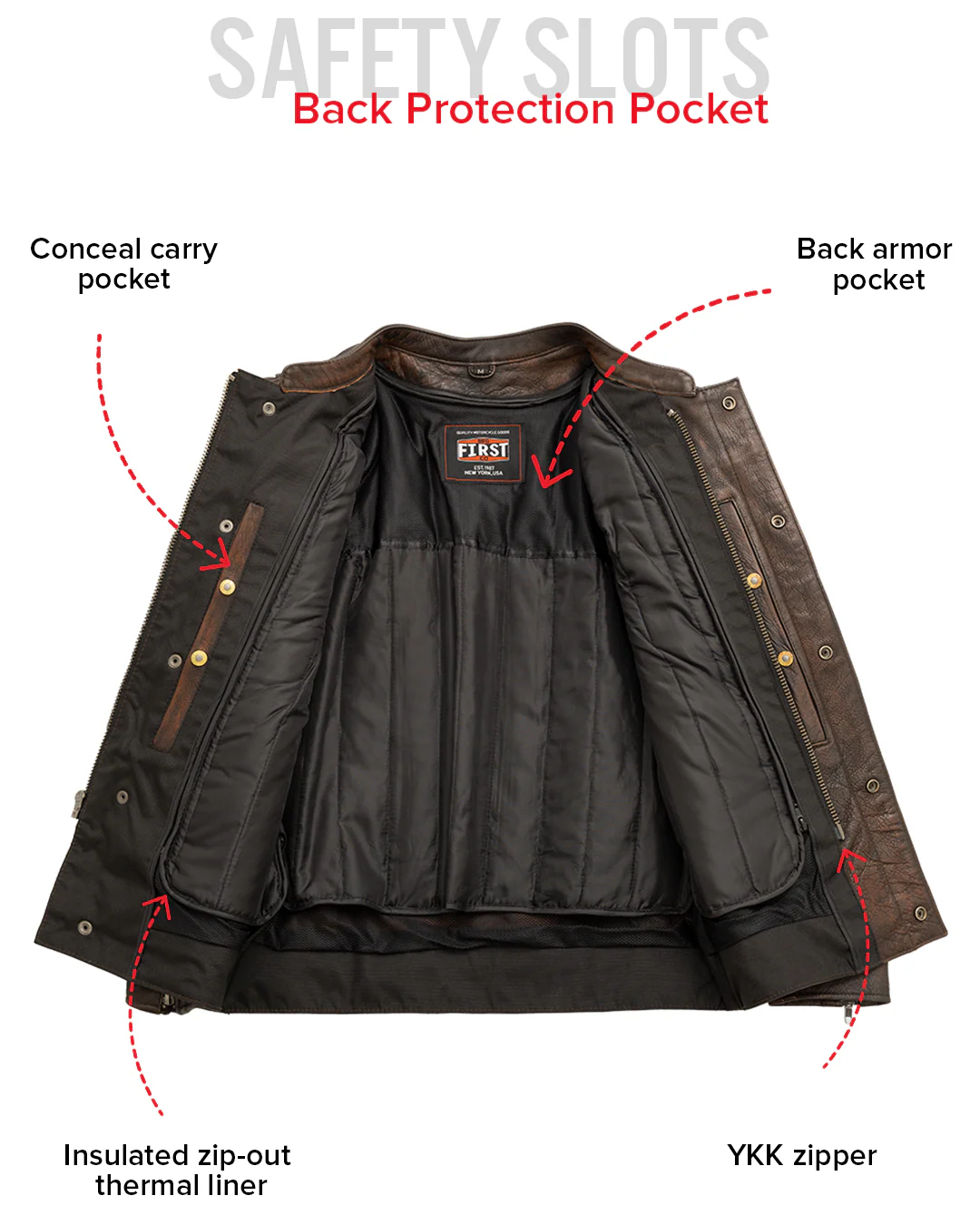 Raider Men's Motorcycle Leather Jacket