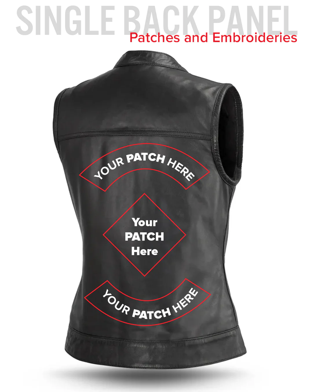 Ludlow Women's Motorcycle Leather Vest