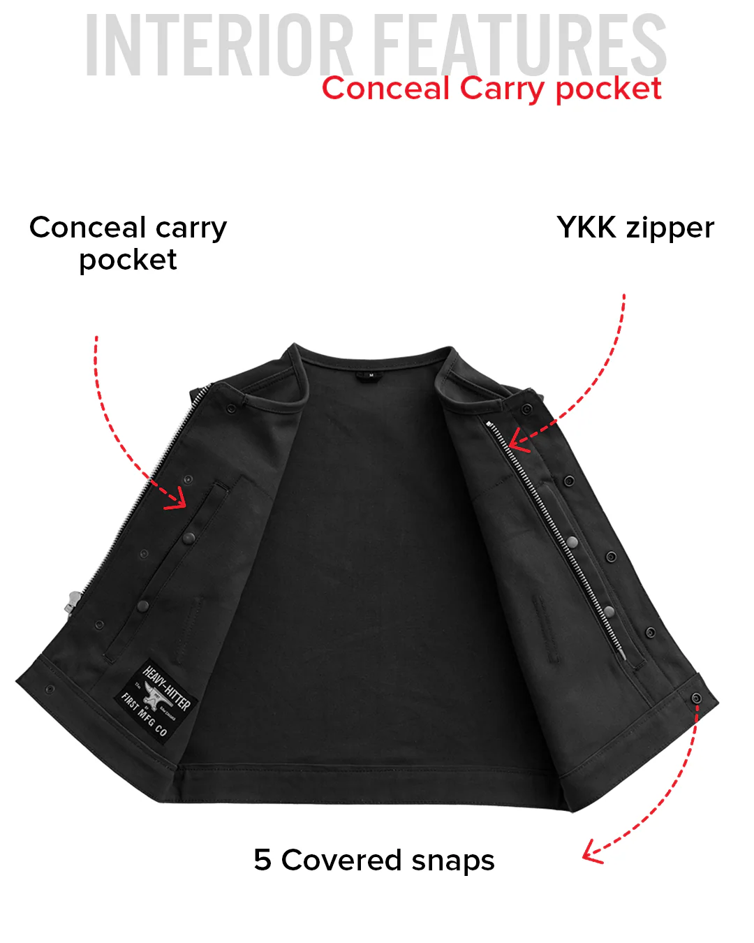 2597-lowside-black-men-s-motorcycle-canvas-vest-7.webp Lowside Black Men's Motorcycle Canvas Vest