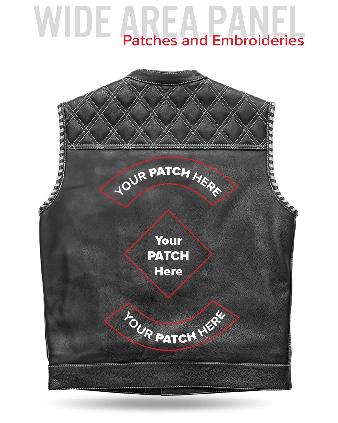 Sinister - Men's Motorcycle Leather Vest
