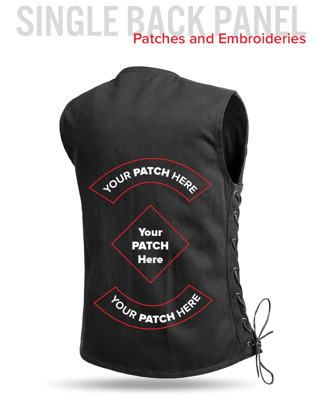 Tiff Women's Motorcycle Twill Vest
