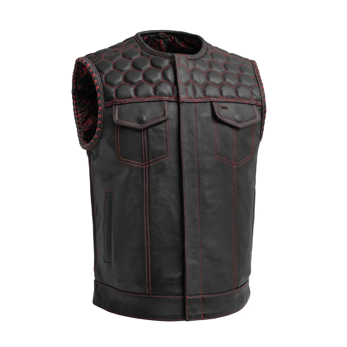 279-hornet-men-s-club-style-leather-vest-11.webp Hornet Men's Club Style Leather Vest