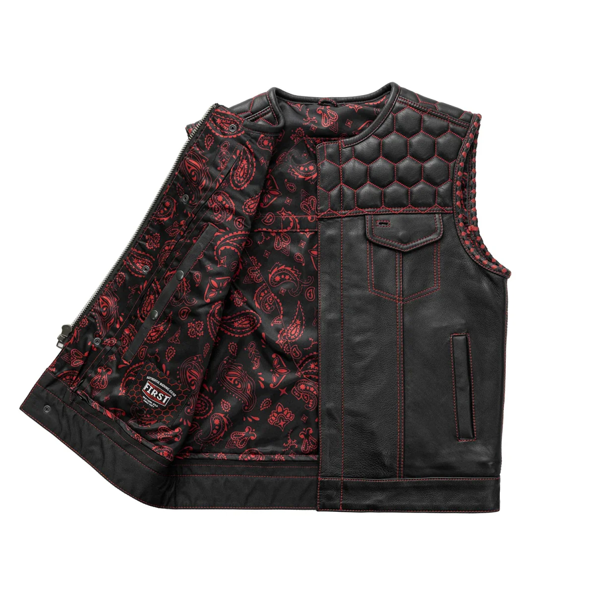 279-hornet-men-s-club-style-leather-vest-13.webp Hornet Men's Club Style Leather Vest