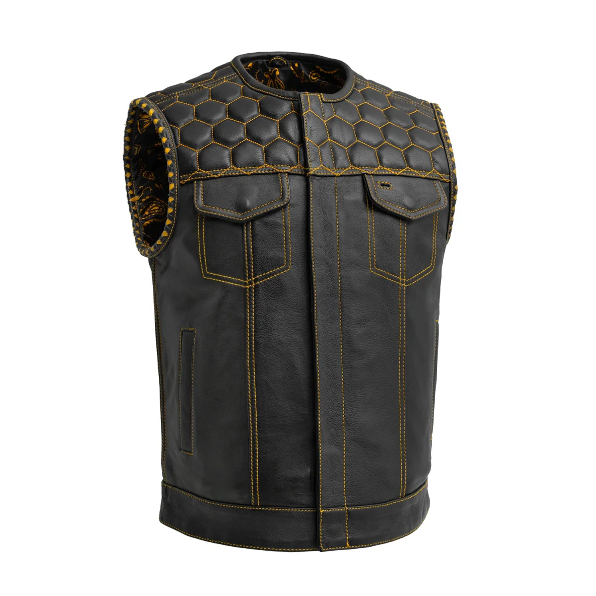 279-hornet-men-s-club-style-leather-vest-16.webp Hornet Men's Club Style Leather Vest