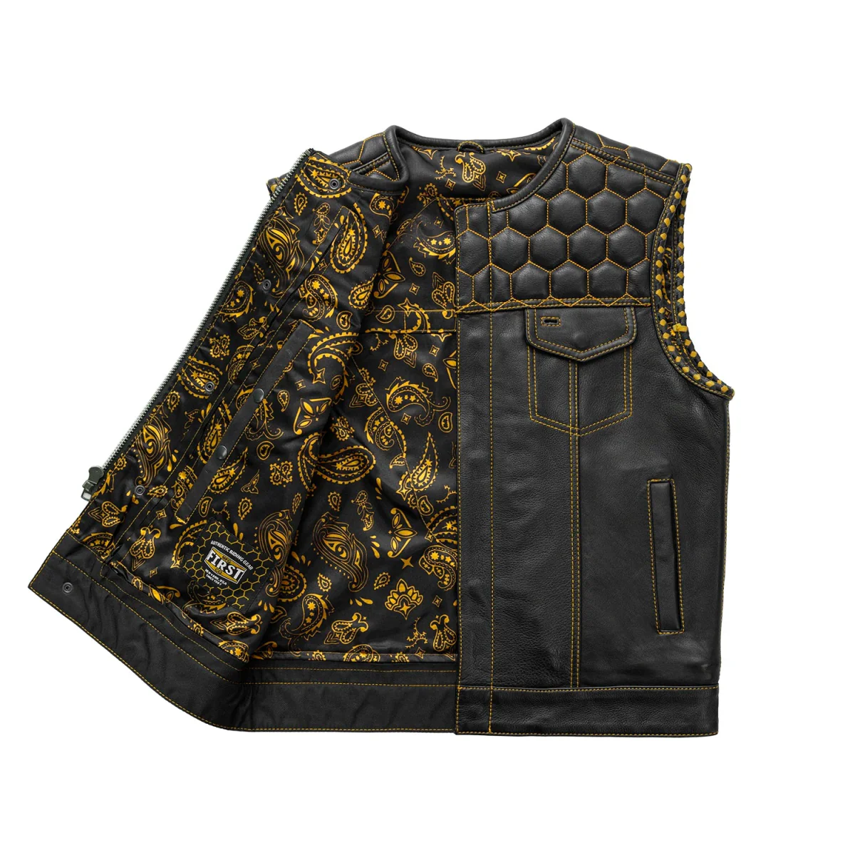 279-hornet-men-s-club-style-leather-vest-18.webp Hornet Men's Club Style Leather Vest