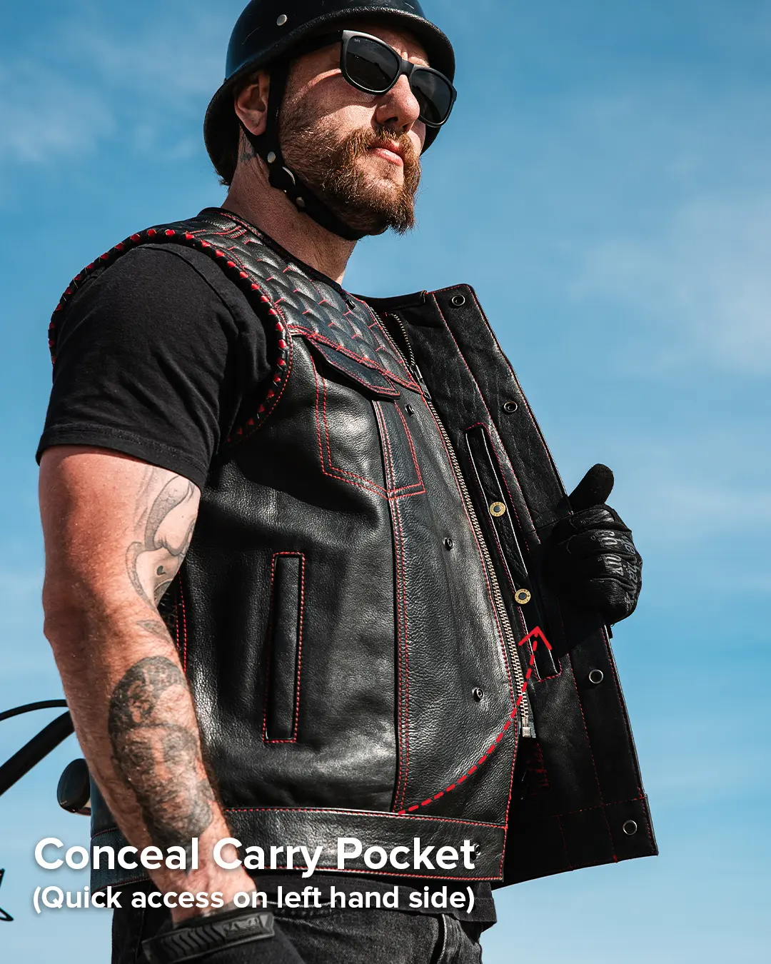 279-hornet-men-s-club-style-leather-vest-35.webp Hornet Men's Club Style Leather Vest