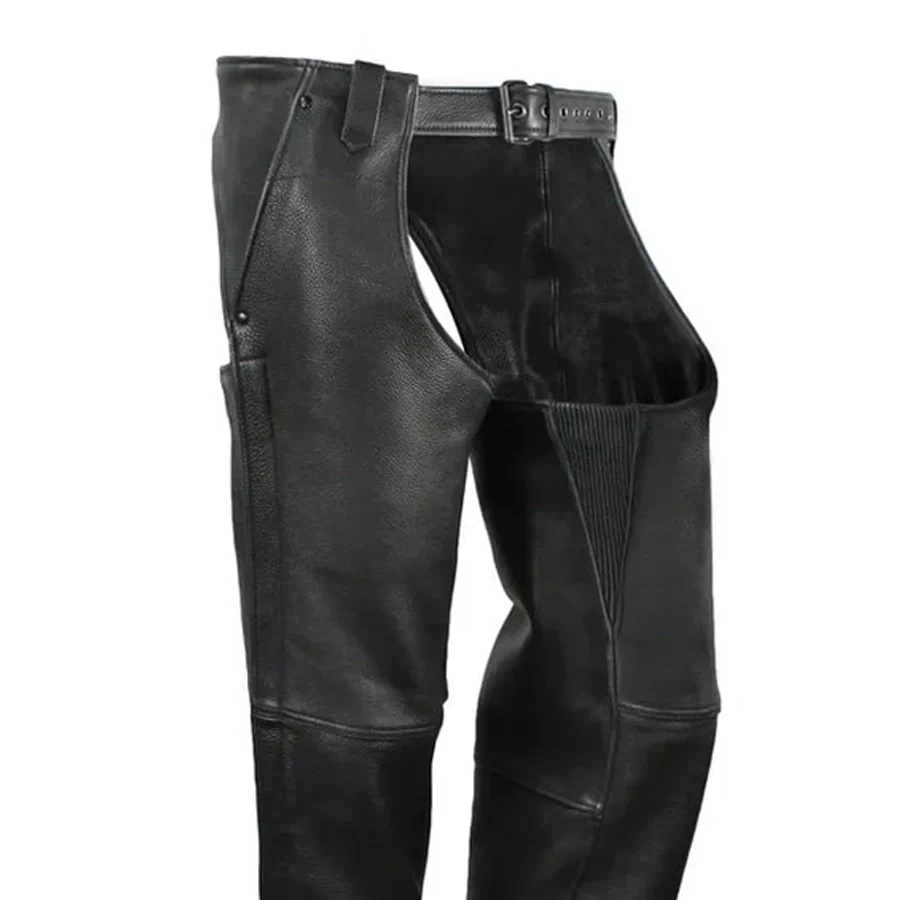 Bully - Unisex Leather Motorcycle Chaps