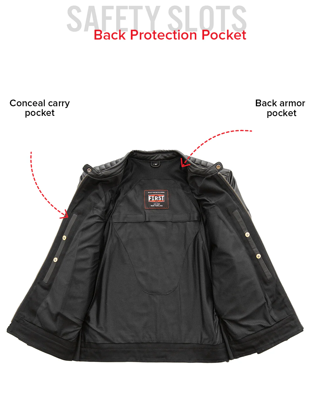Daredevil Men's Motorcycle Twill/Leather Jacket