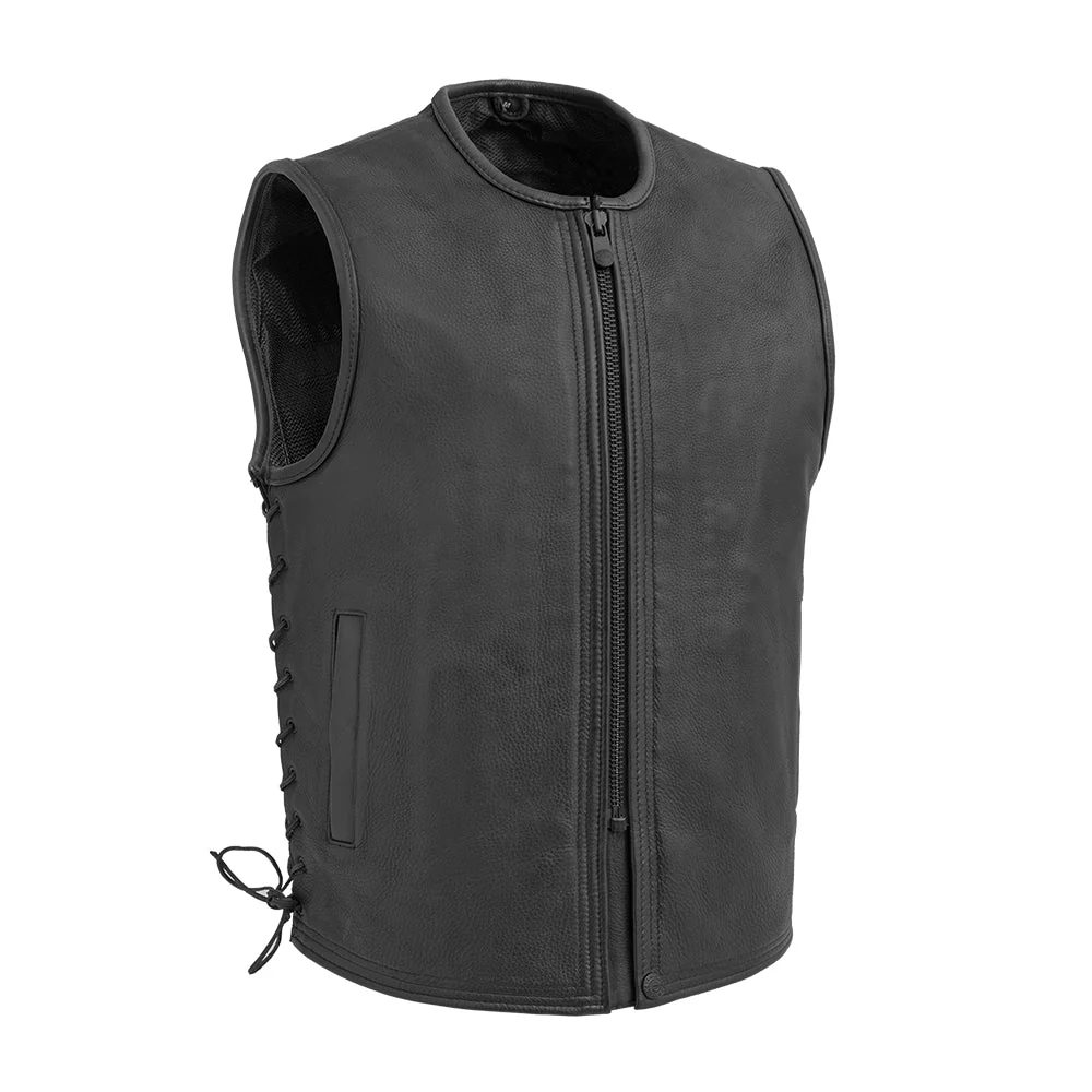 3393-venom-men-s-motorcycle-leather-vest-1.webp Venom Men's Motorcycle Leather Vest