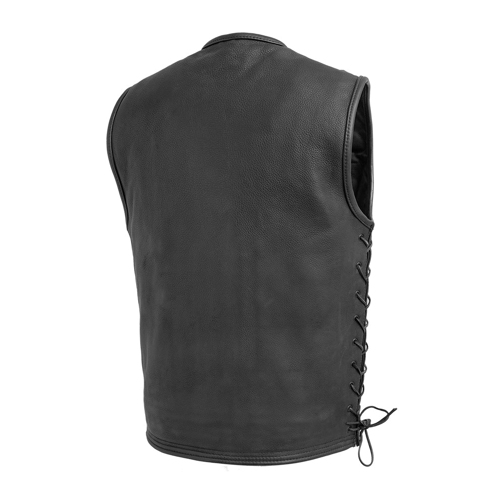 3393-venom-men-s-motorcycle-leather-vest-2.jpg Venom Men's Motorcycle Leather Vest