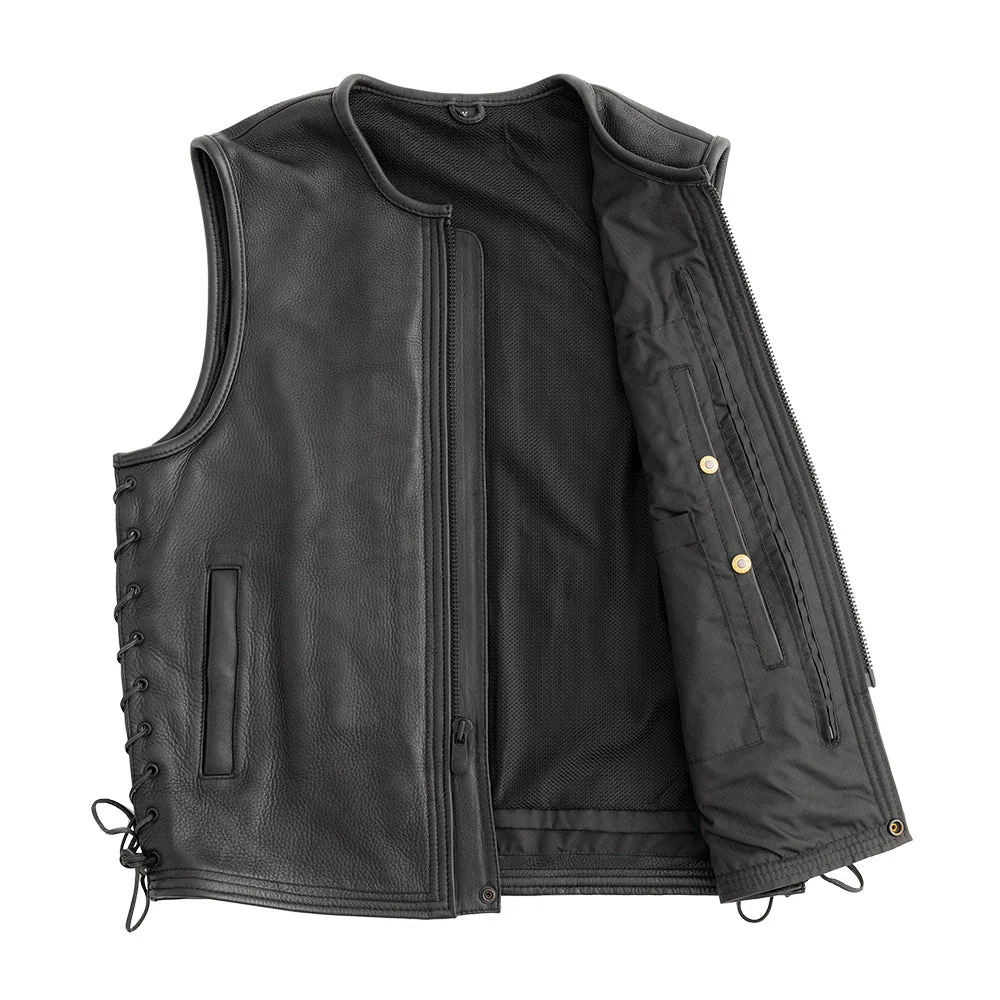 3393-venom-men-s-motorcycle-leather-vest-3.webp Venom Men's Motorcycle Leather Vest