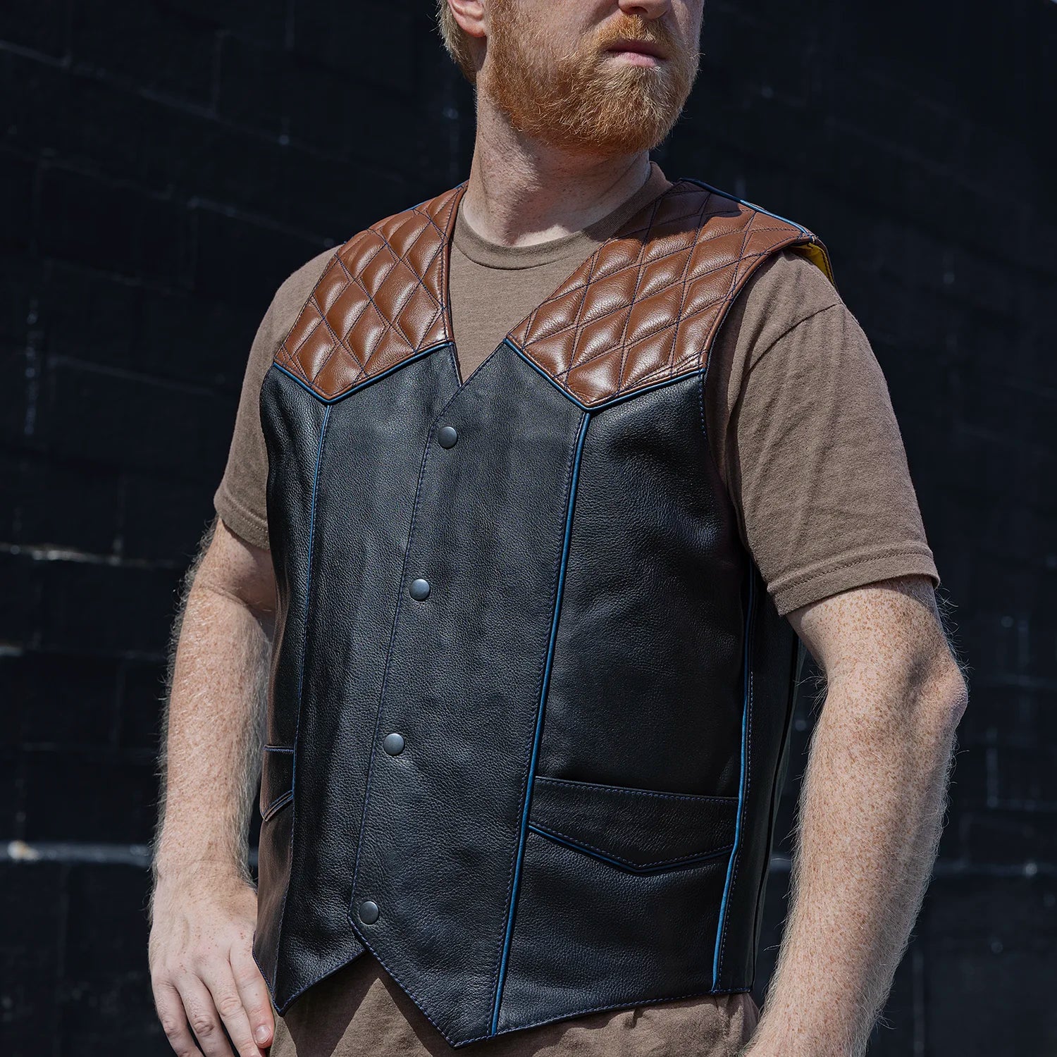 Mens Western Style Custom Vest