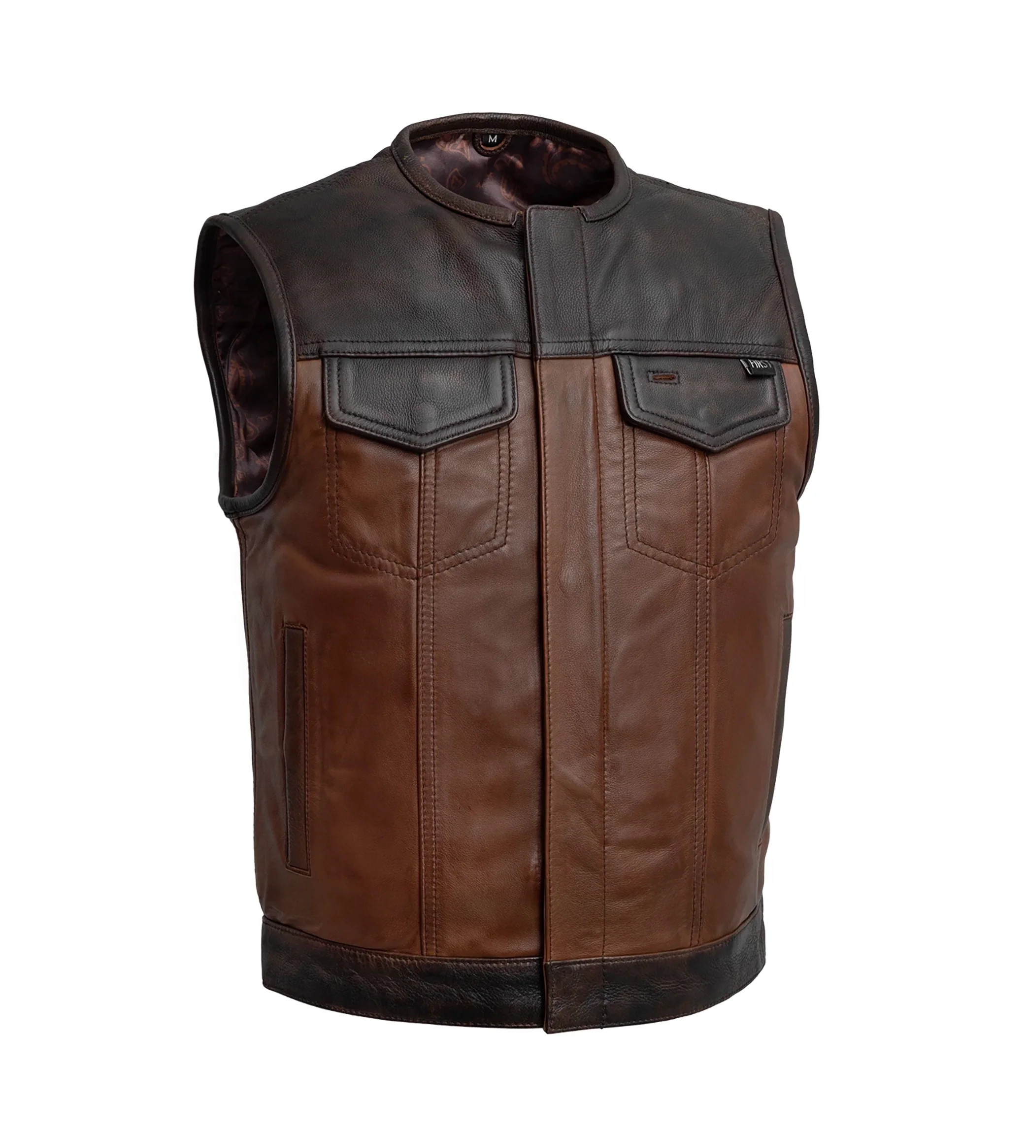 358-gunner-men-s-leather-motorcycle-vest-limited-edition-1.webp Gunner Men's Leather Motorcycle Vest (Limited Edition)