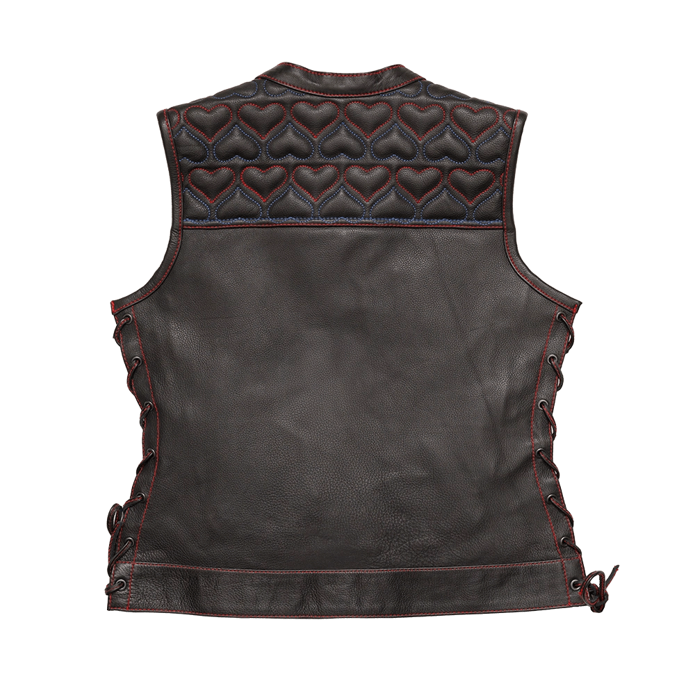 Rosie Women’s Motorcycle Leather Vest