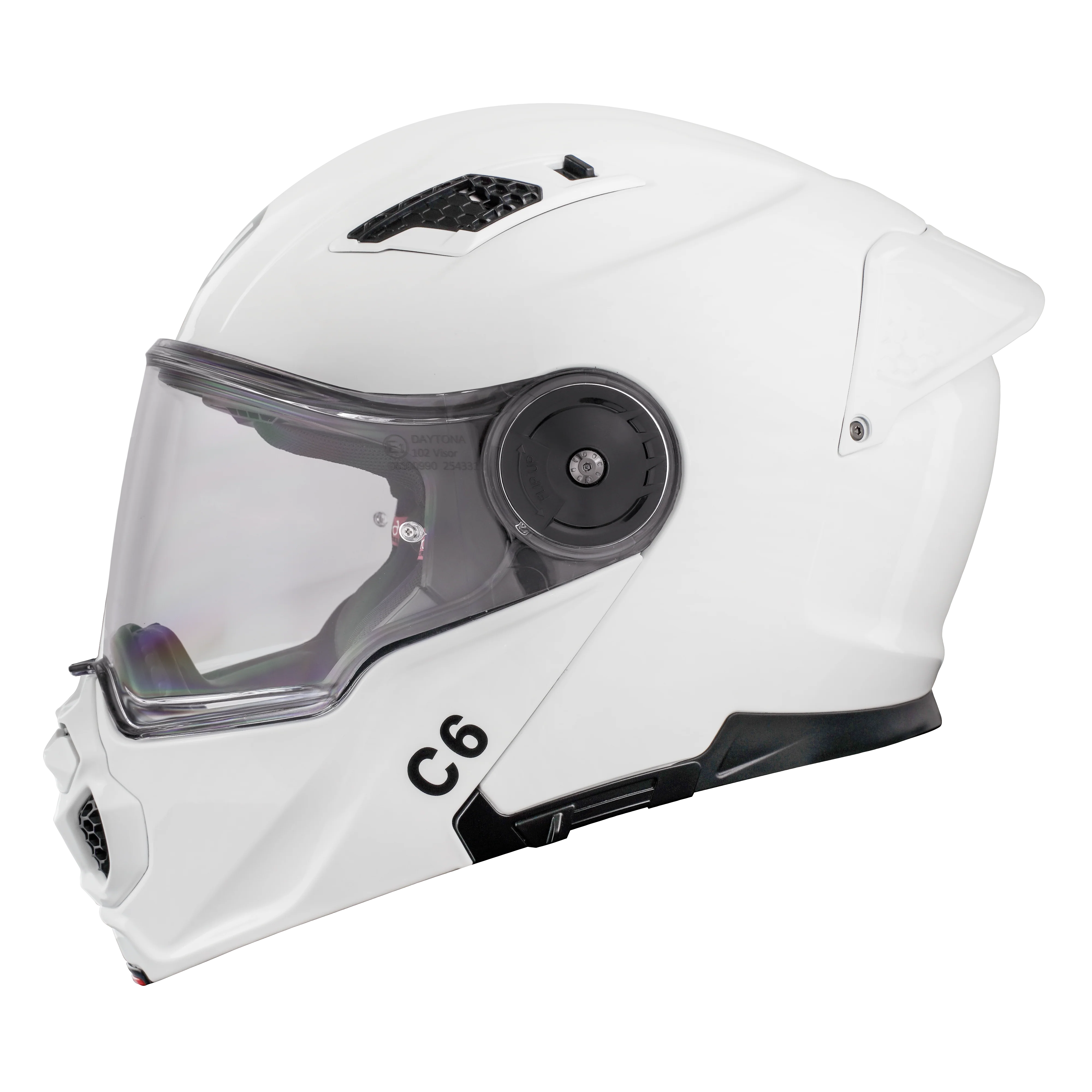 D.O.T. & ECE Daytona C6- Hi-Gloss White
