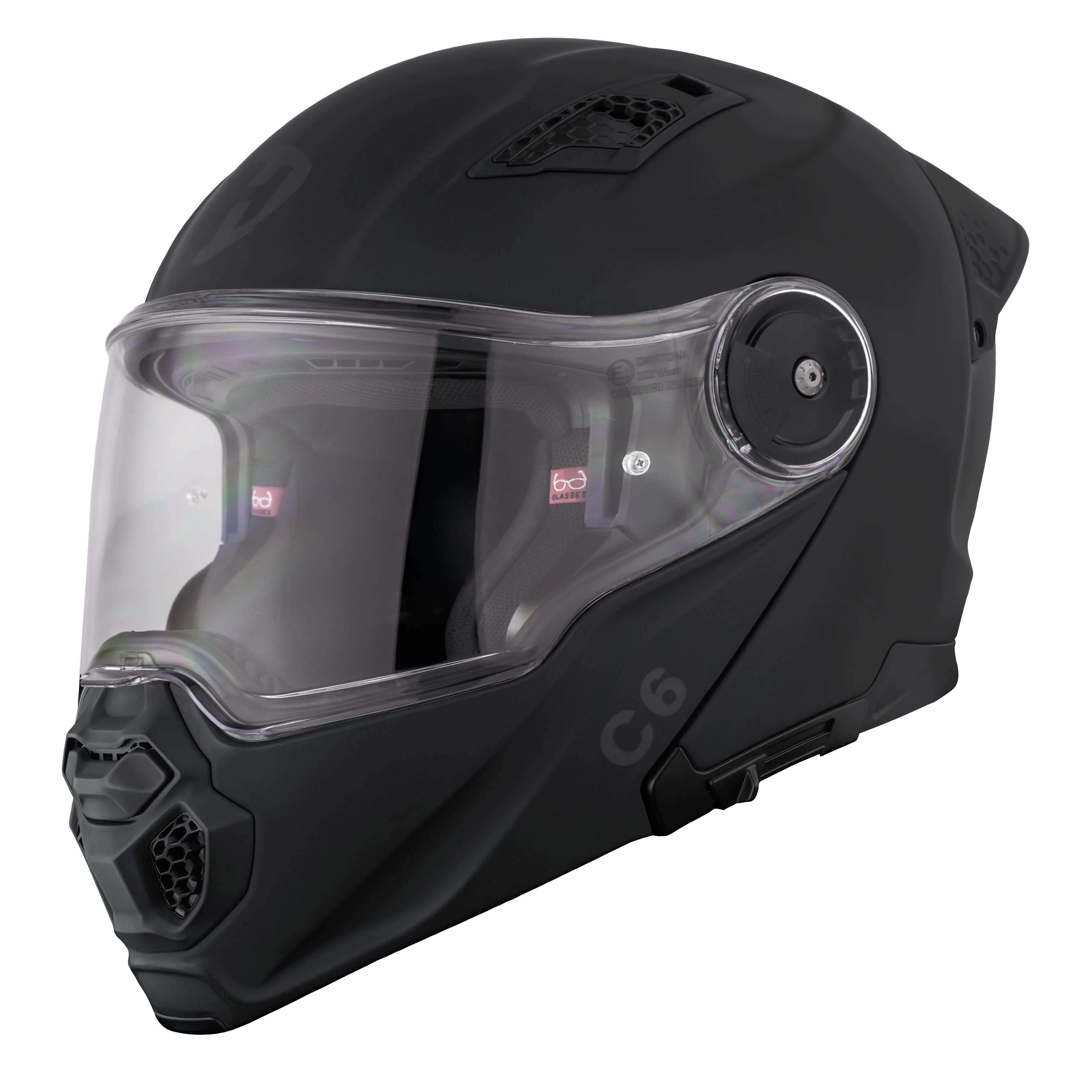 D.O.T. & ECE Daytona C6- Dull Black