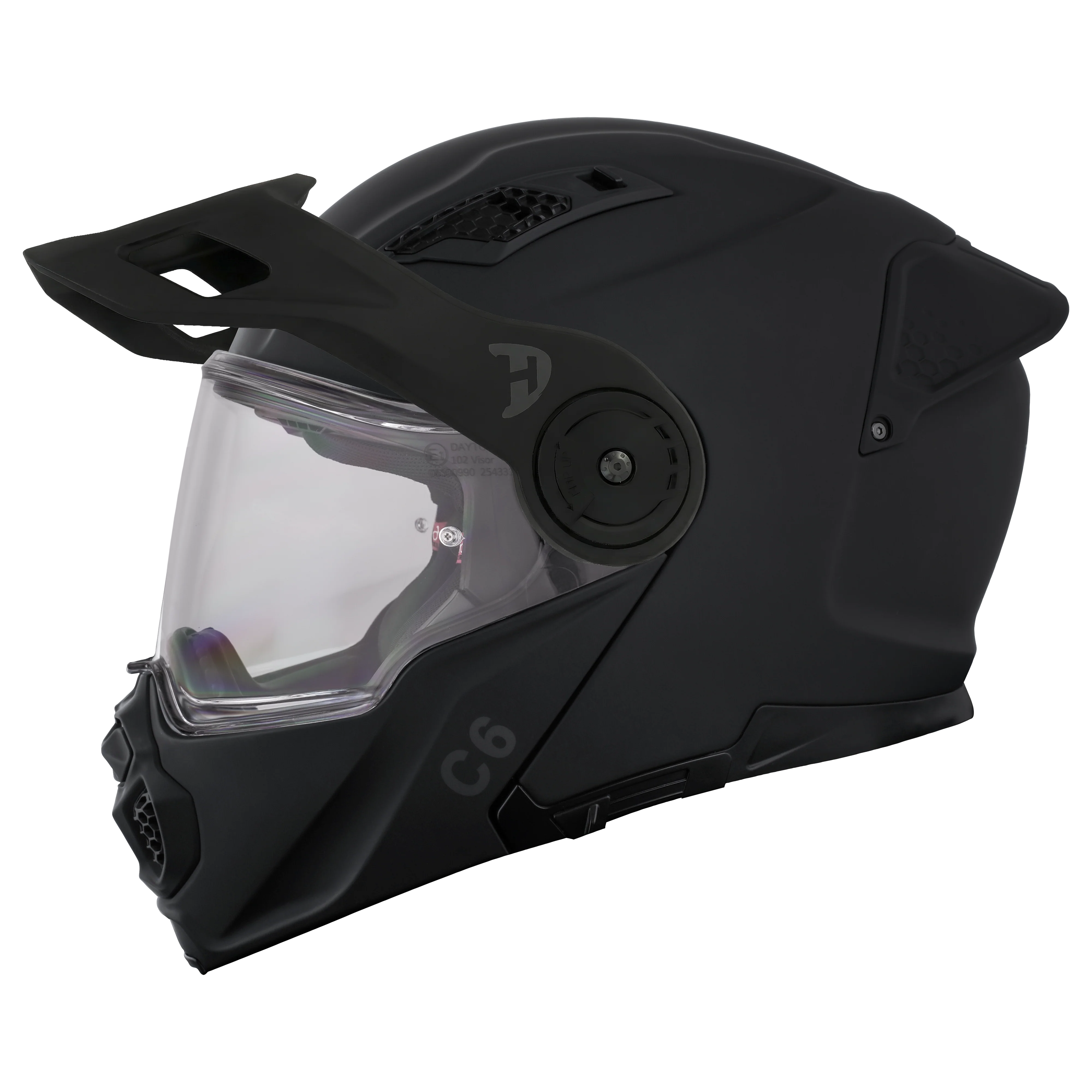 D.O.T. & ECE Daytona C6- Dull Black